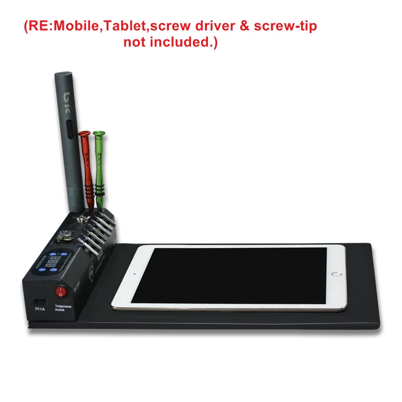 Инструмент для разборки ЖК-экранов LY-TBK-568R с магнитным креплением, нагревом и слотами для хранения, для мобильных телефонов и планшетов
Инструмент для разборки ЖК-экранов LY-TBK-568R с магнитным креплением, нагревом и слотами для хранения, для мобильных телефонов и планшетов