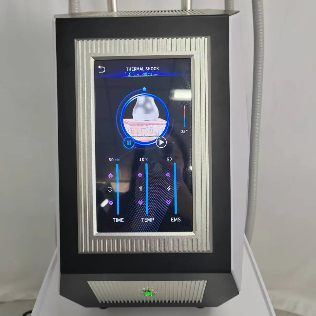 Portable Cryo Hot Cold Facial Equipment New Model For Fat Reduction Skin Tightening Body Contouring And Effective Slimming
Portable Cryo Hot Cold Facial Equipment New Model For Fat Reduction Skin Tightening Body Contouring And Effective Slimming
