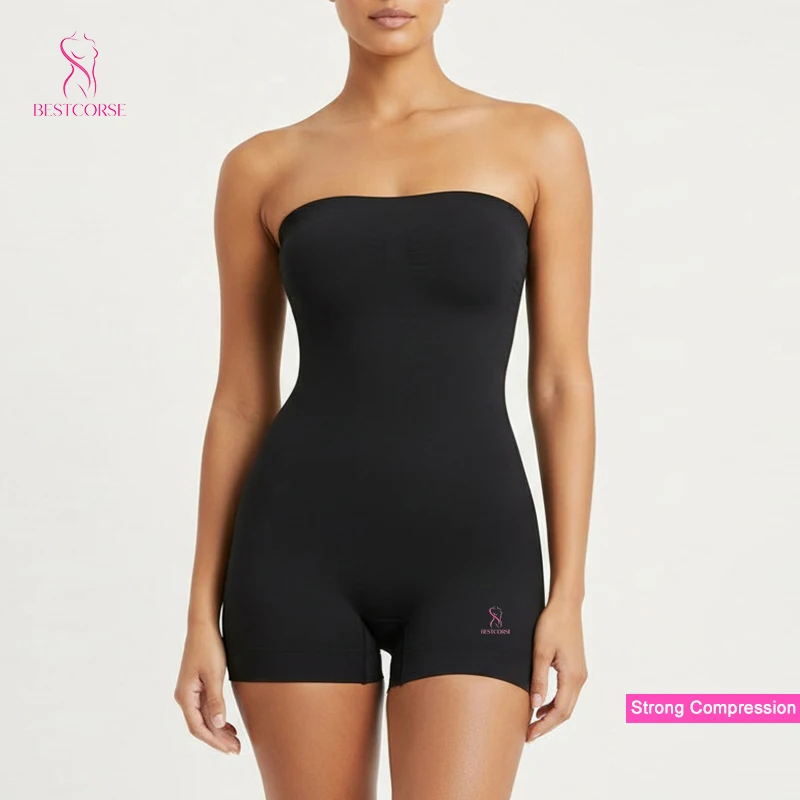 Women High Compression Strapless Shapewear Bodysuit Seamless Body Shaper Tummy Control Butt Lifter Invisible For Under Dresses
Women High Compression Strapless Shapewear Bodysuit Seamless Body Shaper Tummy Control Butt Lifter Invisible For Under Dresses