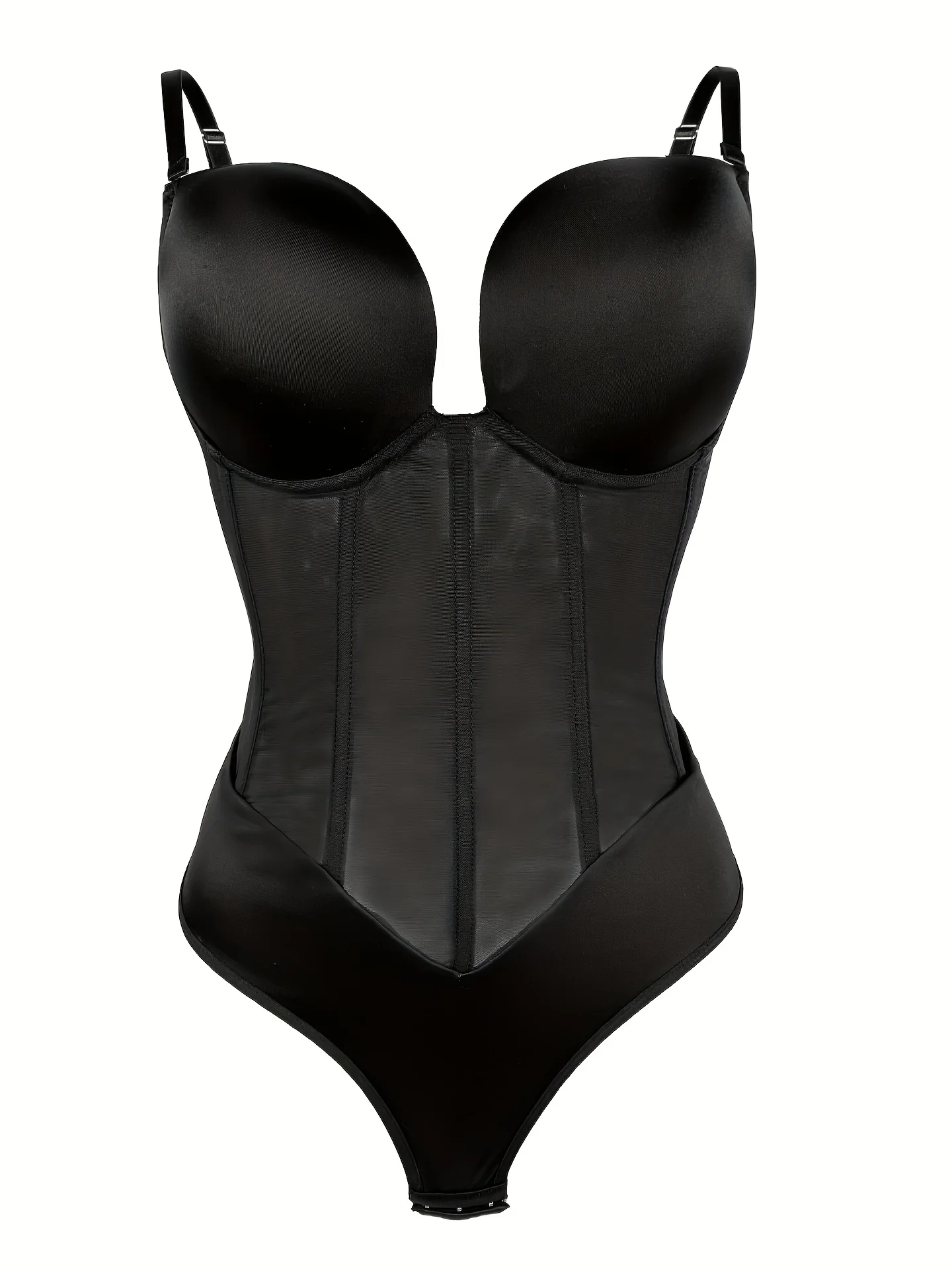 1pc Sexy Corset Solid Color Deep V Neck Contouring Onesie Belly Control Waist Trainer Slimming Thong Shapewear Women'S Lingerie
1pc Sexy Corset Solid Color Deep V Neck Contouring Onesie Belly Control Waist Trainer Slimming Thong Shapewear Women'S Lingerie