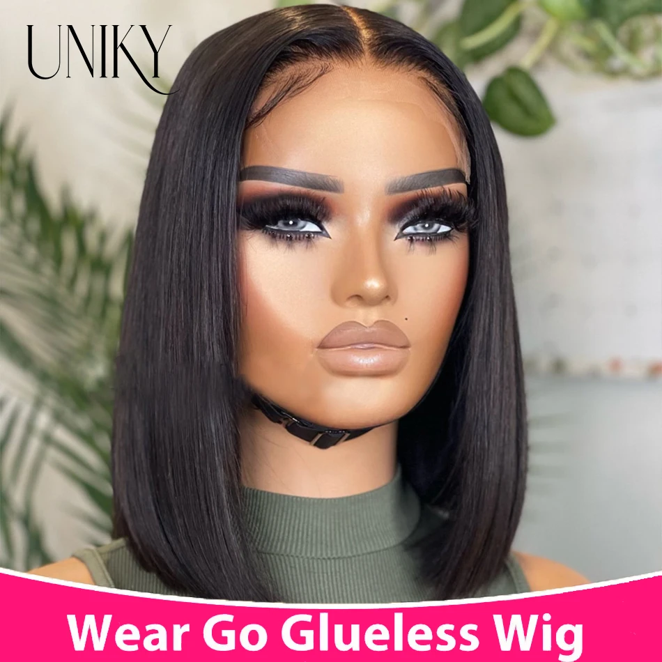 Парик UnikyHAIR Wear And Go из безклеевых человеческих волос, прямые короткие волосы с короткими кружевами, с фронтальной завязкой 6 х4, предварительно выщипанные человеческие парики, готов к работе
Парик UnikyHAIR Wear And Go из безклеевых человеческих волос, прямые короткие волосы с короткими кружевами, с фронтальной завязкой 6 х4, предварительно выщипанные человеческие парики, готов к работе