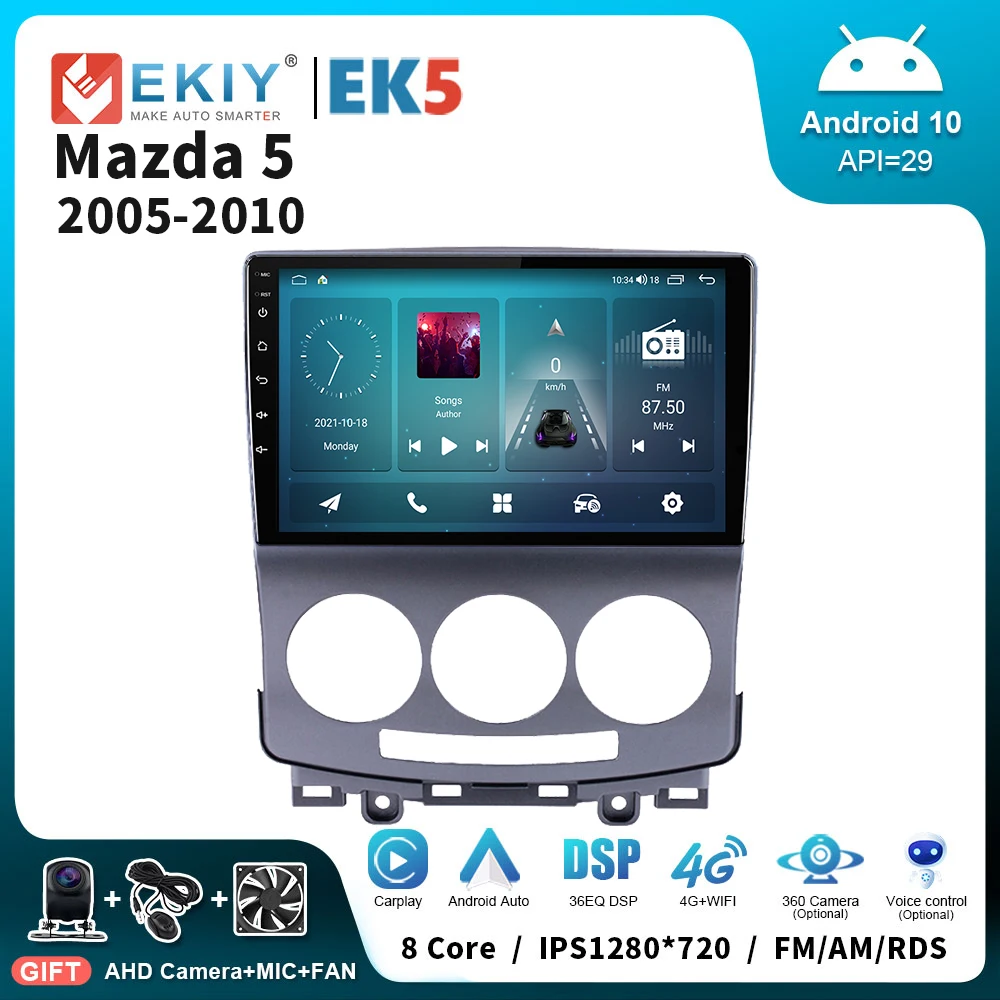 Автомагнитола EKIY EK5 на Android для Mazda 5 2005-2010 мультимедийный плеер с Bluetooth USB Carplay стерео GPS навигацией головное устройство
Автомагнитола EKIY EK5 на Android для Mazda 5 2005-2010 мультимедийный плеер с Bluetooth USB Carplay стерео GPS навигацией головное устройство