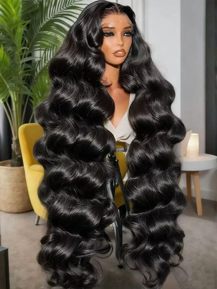 200 Density Body Wave Lace Front Wig 13x4 13x6 40 Inch 5x5 Lace Closure Wig Gluless Transparent Human Hair Lace Frontal Wig
200 Density Body Wave Lace Front Wig 13x4 13x6 40 Inch 5x5 Lace Closure Wig Gluless Transparent Human Hair Lace Frontal Wig