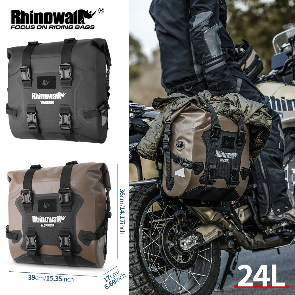 Rhinowalk Motorcycle Saddlebag Waterproof Universal Quick-Release Moto Accessories Universal With Internal Support Plate For BMW
Rhinowalk Motorcycle Saddlebag Waterproof Universal Quick-Release Moto Accessories Universal With Internal Support Plate For BMW