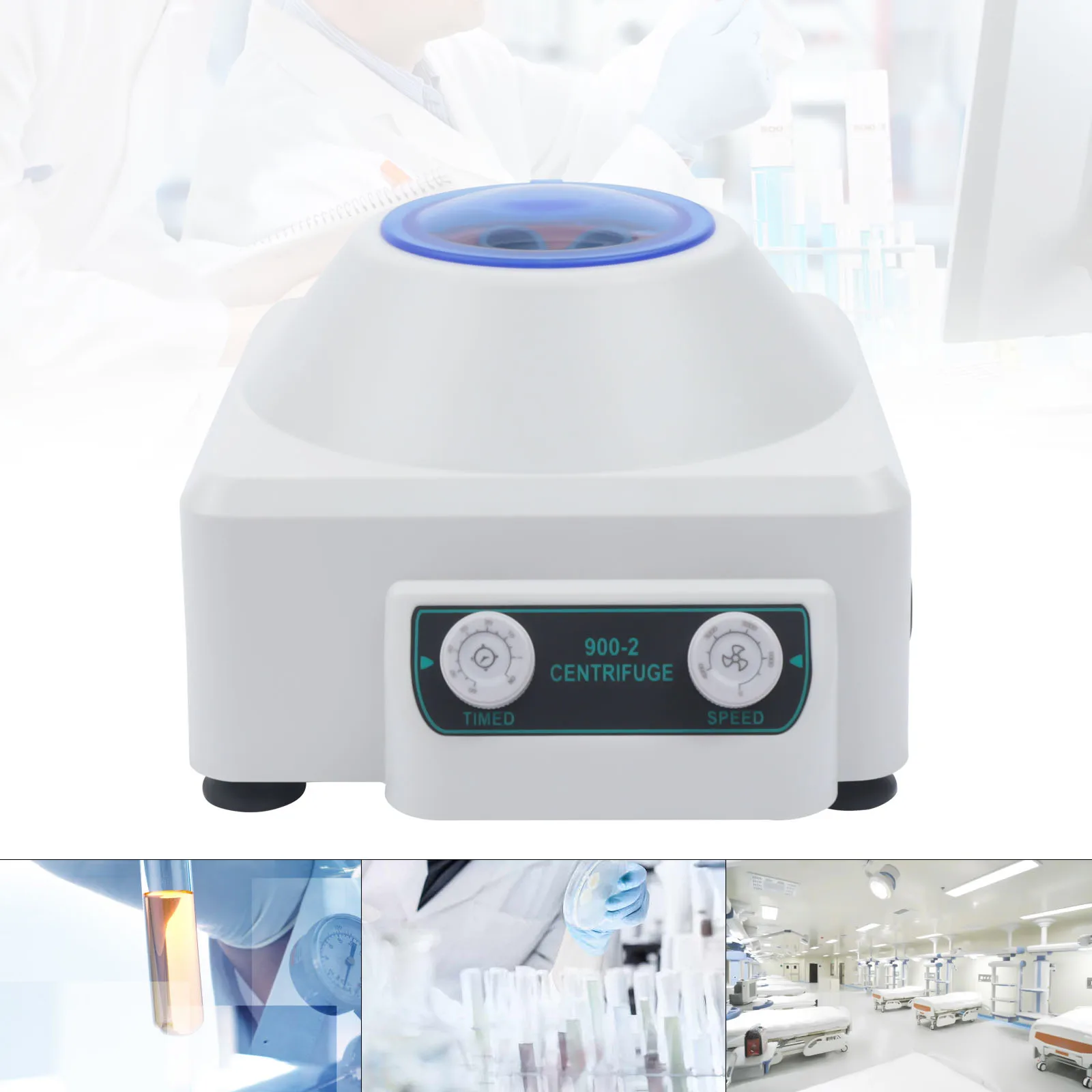 Electric Centrifuge Machine, 4000rpm Benchtop Centrifuges 110V 30W Hold Six Tubes 0.004gal Each Capacity for Lab Cell Particle
Electric Centrifuge Machine, 4000rpm Benchtop Centrifuges 110V 30W Hold Six Tubes 0.004gal Each Capacity for Lab Cell Particle