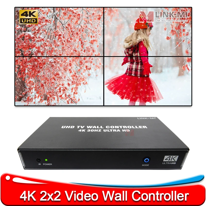 Настенный контроллер 4K HDMI для телевизора 2X2 с 4 выходами HD 2X2 Процессор сращивания с дистанционным управлением Контроллер видеостены 2x2 для 4 телевизоров
Настенный контроллер 4K HDMI для телевизора 2X2 с 4 выходами HD 2X2 Процессор сращивания с дистанционным управлением Контроллер видеостены 2x2 для 4 телевизоров