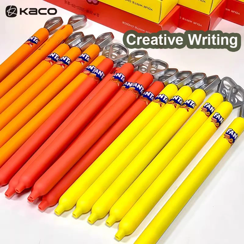 Cute Fanta KACO POPUP Gel Pen Side-Press Pull-Tab Pens ST Double Nib 800M Long-Lasting Quick-Dry Ink High-Quality Stationery
Cute Fanta KACO POPUP Gel Pen Side-Press Pull-Tab Pens ST Double Nib 800M Long-Lasting Quick-Dry Ink High-Quality Stationery