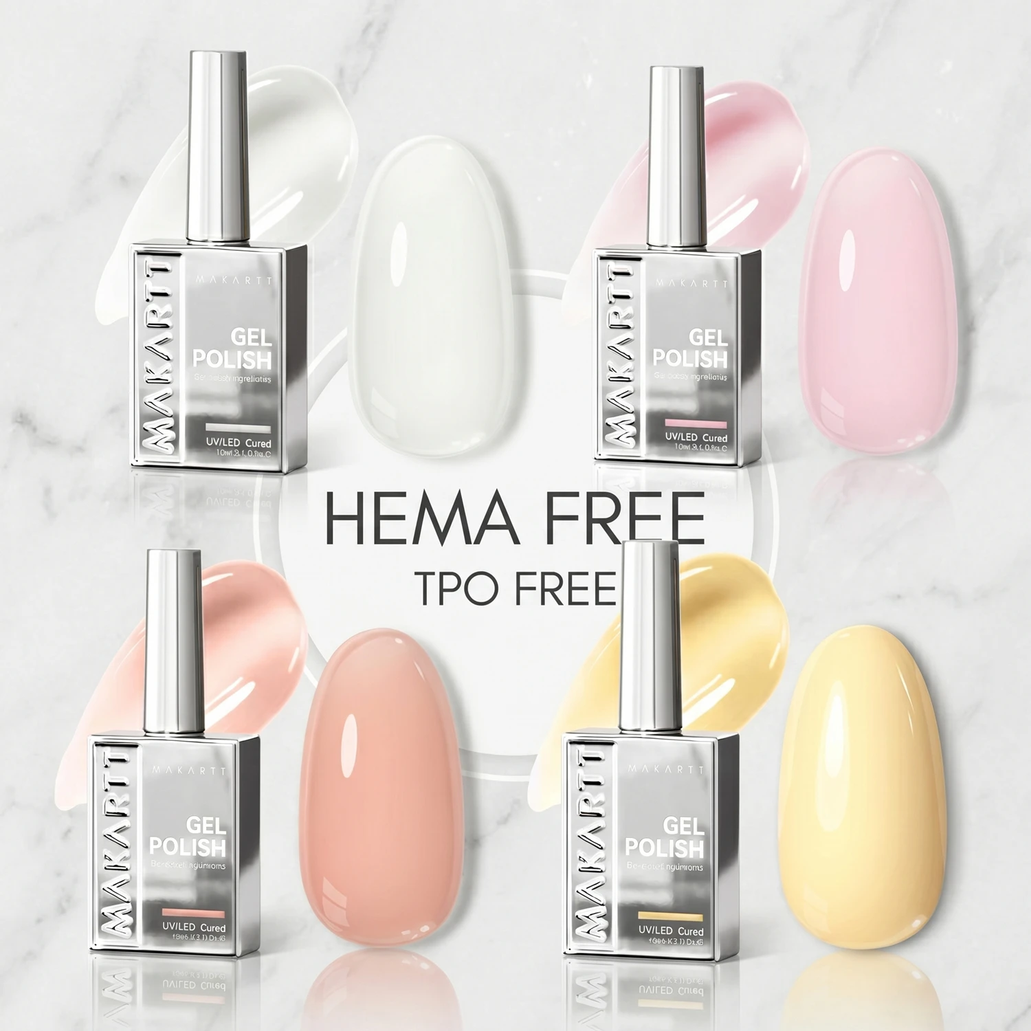 Makartt Hema Free Gel Nail Polish 15ml - Butter Yellow, High Gloss, Soak Off UV LED Nail Art Manicure DIY Home Salon Gift
Makartt Hema Free Gel Nail Polish 15ml - Butter Yellow, High Gloss, Soak Off UV LED Nail Art Manicure DIY Home Salon Gift
