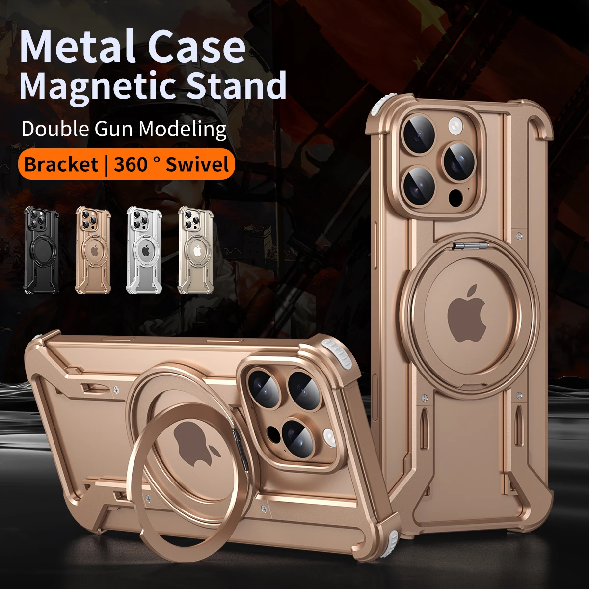 Metal Aluminum Alloy Frameless Hard Case For iphone 16 Pro Max 15 14 Phone Holder Ring Magsafe Magnetic Wireless Cover Cases
Metal Aluminum Alloy Frameless Hard Case For iphone 16 Pro Max 15 14 Phone Holder Ring Magsafe Magnetic Wireless Cover Cases