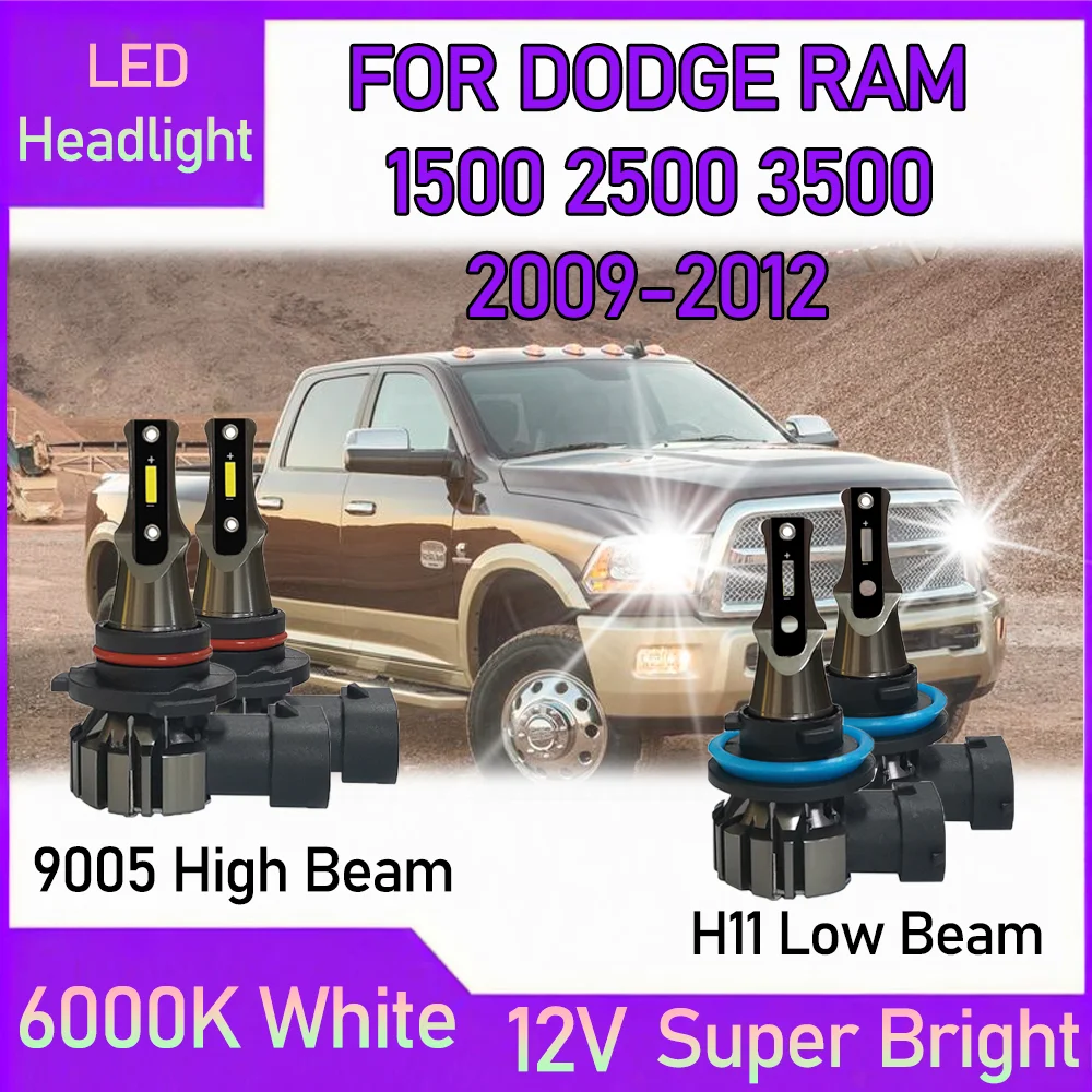 9005 H11 High Low Beam LED Headlight Bulbs 12V 6000K Super Bright Auto Head Lamps CSP For DODGE RAM 1500 2500 3500 2009-2012
9005 H11 High Low Beam LED Headlight Bulbs 12V 6000K Super Bright Auto Head Lamps CSP For DODGE RAM 1500 2500 3500 2009-2012