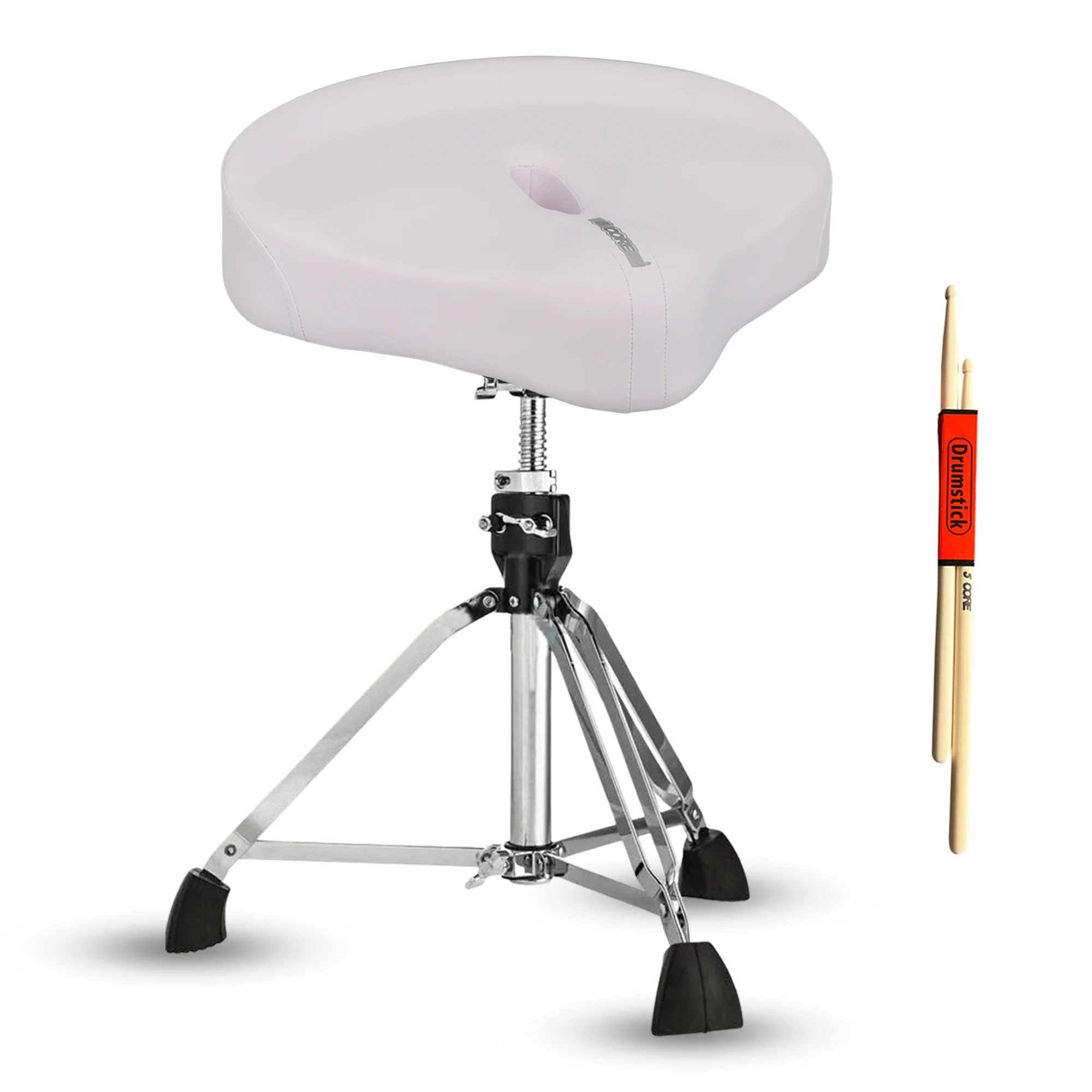 5 Core Drum Throne 4" Padded Seat Adjustable 25.5" 360° Swivel Heavy Duty Guitar Stool
5 Core Drum Throne 4" Padded Seat Adjustable 25.5" 360° Swivel Heavy Duty Guitar Stool