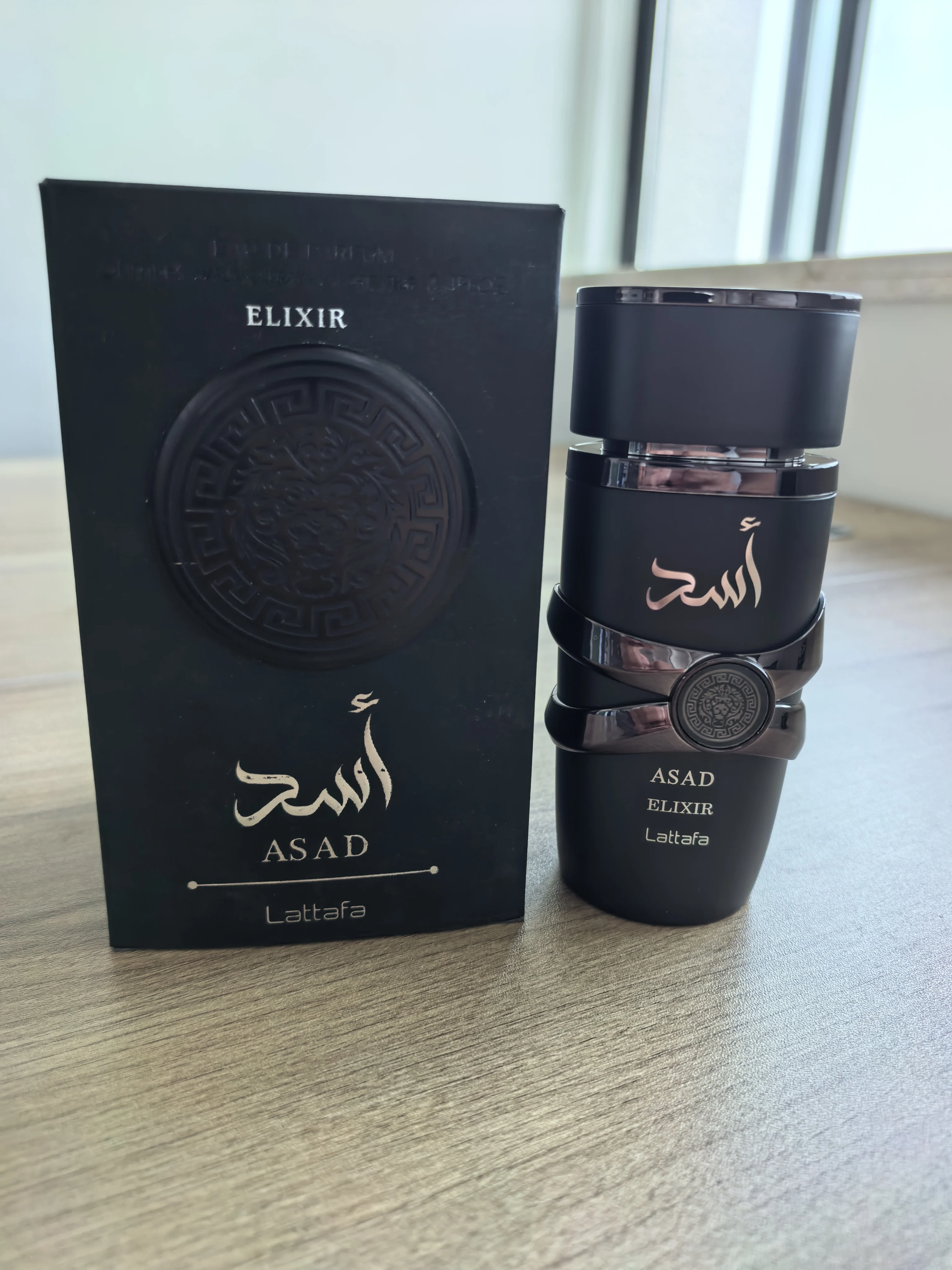 Asad Elixir by Lattafa, 3.4 oz EDP Spray for Men | LIMITED STOCK | FAST SHIP USA Birthday gifts and date essentials
Asad Elixir by Lattafa, 3.4 oz EDP Spray for Men | LIMITED STOCK | FAST SHIP USA Birthday gifts and date essentials