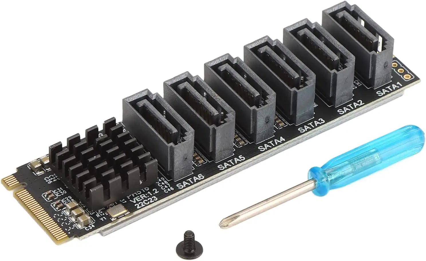 Адаптерная карта M.2 на SATA3.0, адаптер M.2 M-Key PCIE3.0 на SATA, карта расширения ASM1166 на 6 портов 6 Гбит/с с интеллектуальным индикатором
Адаптерная карта M.2 на SATA3.0, адаптер M.2 M-Key PCIE3.0 на SATA, карта расширения ASM1166 на 6 портов 6 Гбит/с с интеллектуальным индикатором