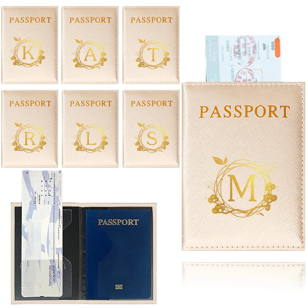 Custom Name PU Wreath Letter Print Passport Wallet Portable Travel Document Holder Ticket ID Credit Card Storage Bag
Custom Name PU Wreath Letter Print Passport Wallet Portable Travel Document Holder Ticket ID Credit Card Storage Bag