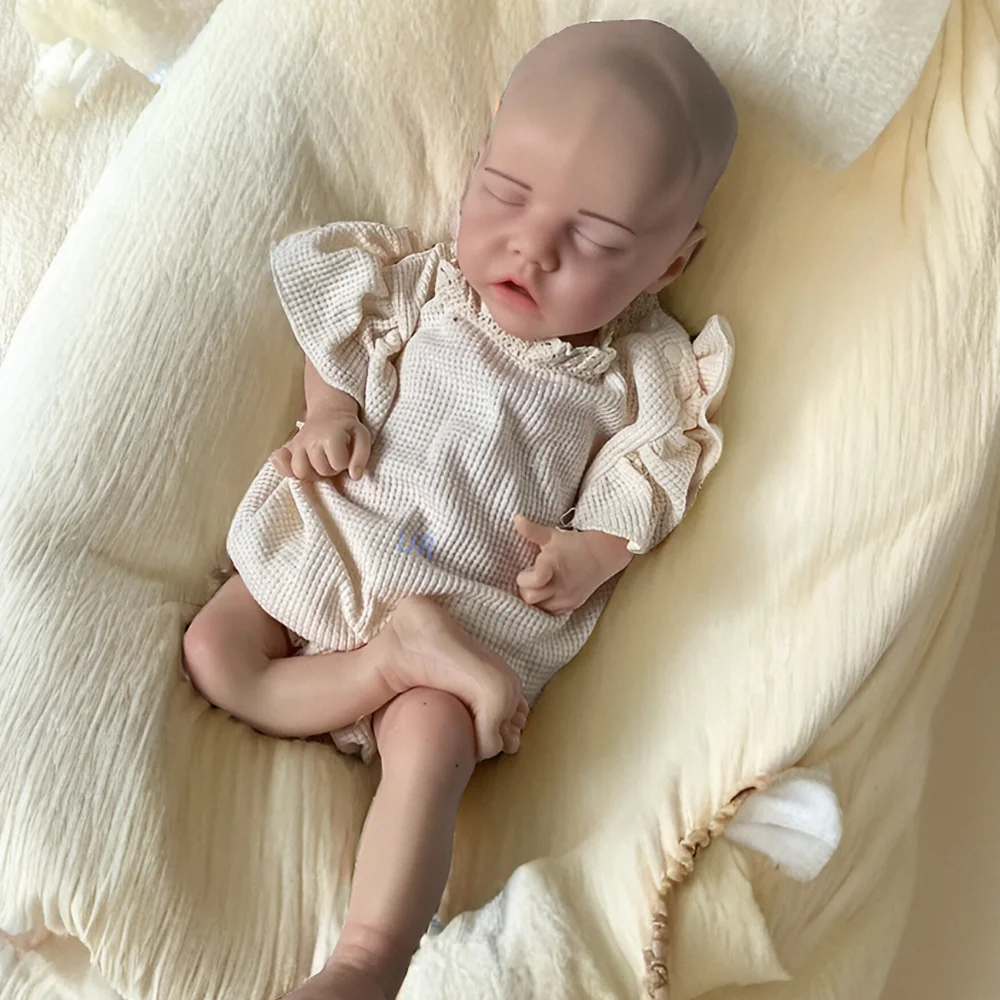18" Full Solid Silicone Realistic Doll Soft Flexible Reborn Baby Doll Newborn Girl For Spain Artists Collection Gifts
18" Full Solid Silicone Realistic Doll Soft Flexible Reborn Baby Doll Newborn Girl For Spain Artists Collection Gifts