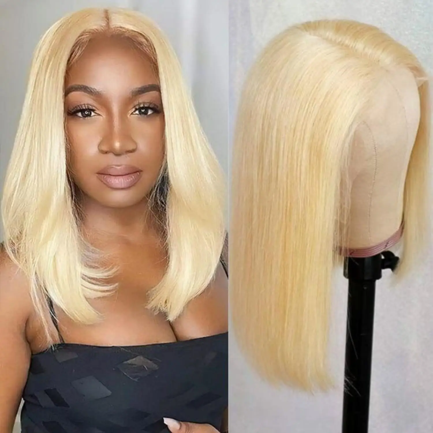 Cheap 13x4 Straight Short Bob Wig 613 Bob Honey Blonde 7x5 HD Lace Front Human Hair Wigs Wear to Go Glueless Wigs 14 Inch
Cheap 13x4 Straight Short Bob Wig 613 Bob Honey Blonde 7x5 HD Lace Front Human Hair Wigs Wear to Go Glueless Wigs 14 Inch