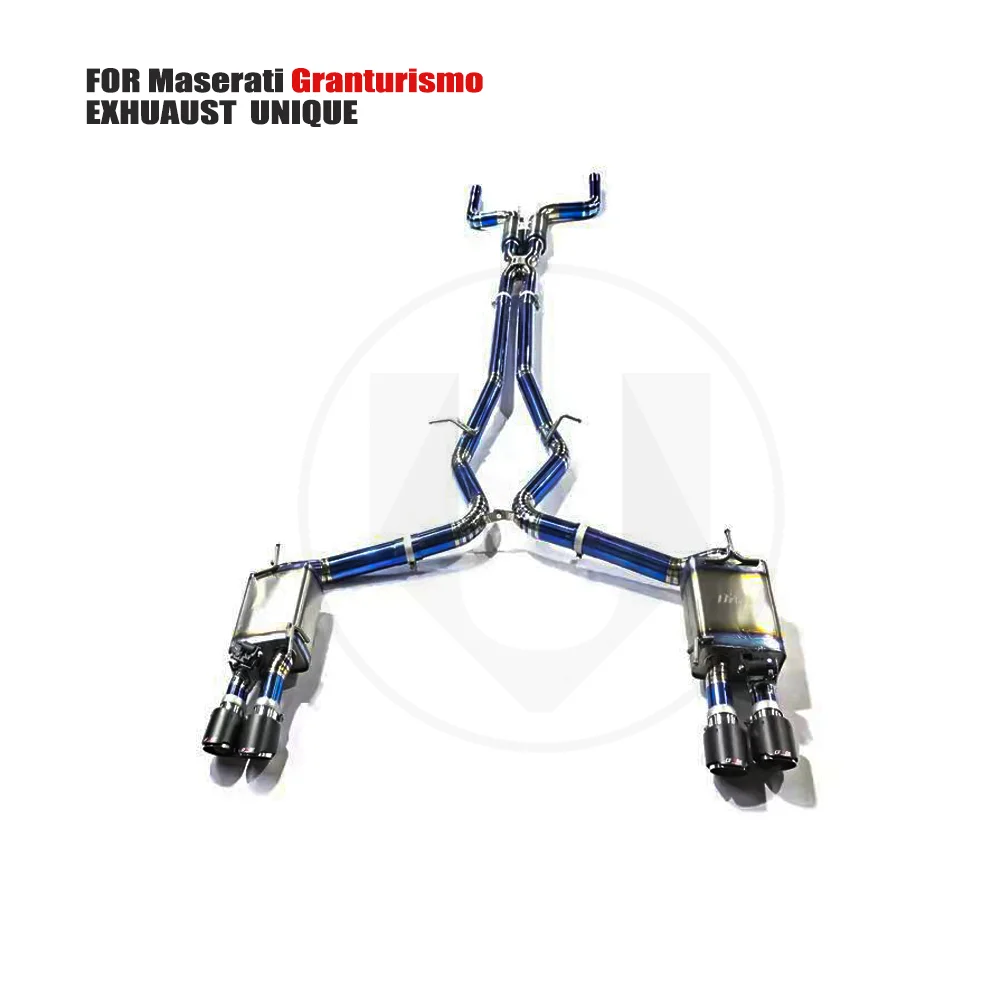 UNIQUE Titanium Alloy Exhaust System is Suitable For Maserati Ghibli Auto Modification Electronic Valve Catback Pipe
UNIQUE Titanium Alloy Exhaust System is Suitable For Maserati Ghibli Auto Modification Electronic Valve Catback Pipe