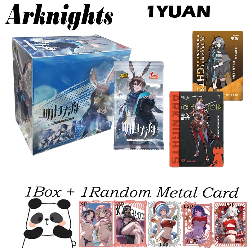 Arknights 1YUAN новейшая коллекция карточных игр для хобби, коробка для карточек Doujin Booster Box, пикантная художественная карточка, игрушки, подарки
Arknights 1YUAN новейшая коллекция карточных игр для хобби, коробка для карточек Doujin Booster Box, пикантная художественная карточка, игрушки, подарки