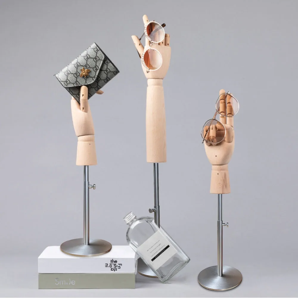 DE-LIANG Fashion Solid Wooden Right Left Hand Mannequin, Model Props,Flexible For Gloves Ring Jewelry Store Window Display
DE-LIANG Fashion Solid Wooden Right Left Hand Mannequin, Model Props,Flexible For Gloves Ring Jewelry Store Window Display
