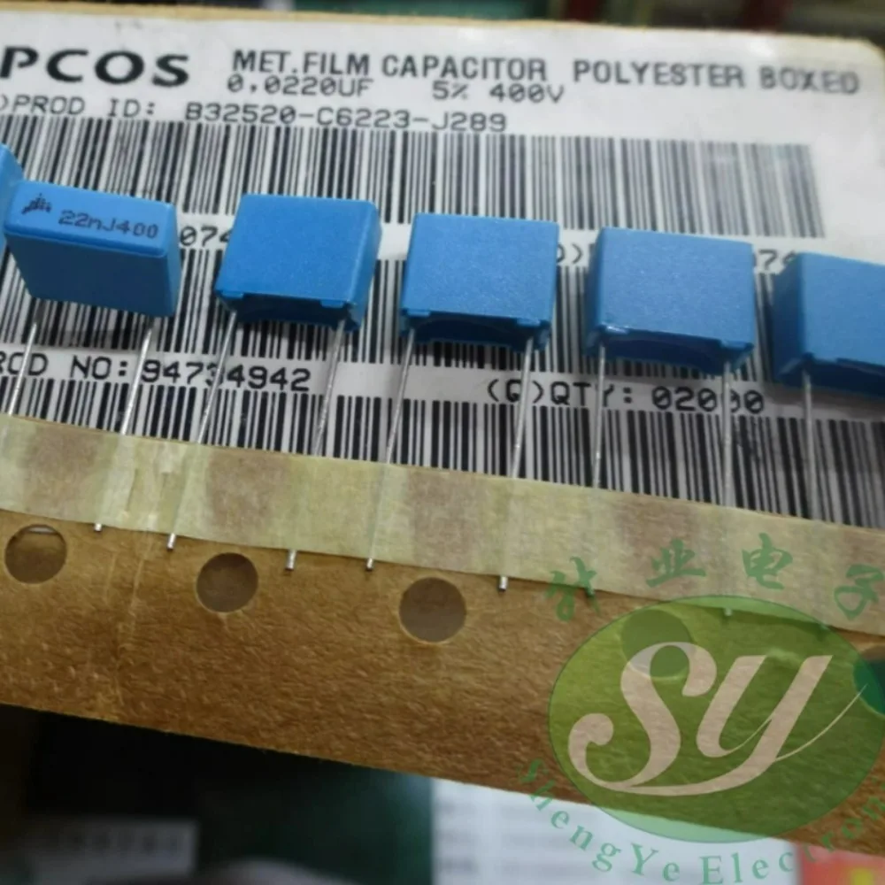 10pcs/lot EPCOS 0.022uf 400V 22nF 223 J Brand New 7.5mm Film Capacitor B32520C6223J
10pcs/lot EPCOS 0.022uf 400V 22nF 223 J Brand New 7.5mm Film Capacitor B32520C6223J