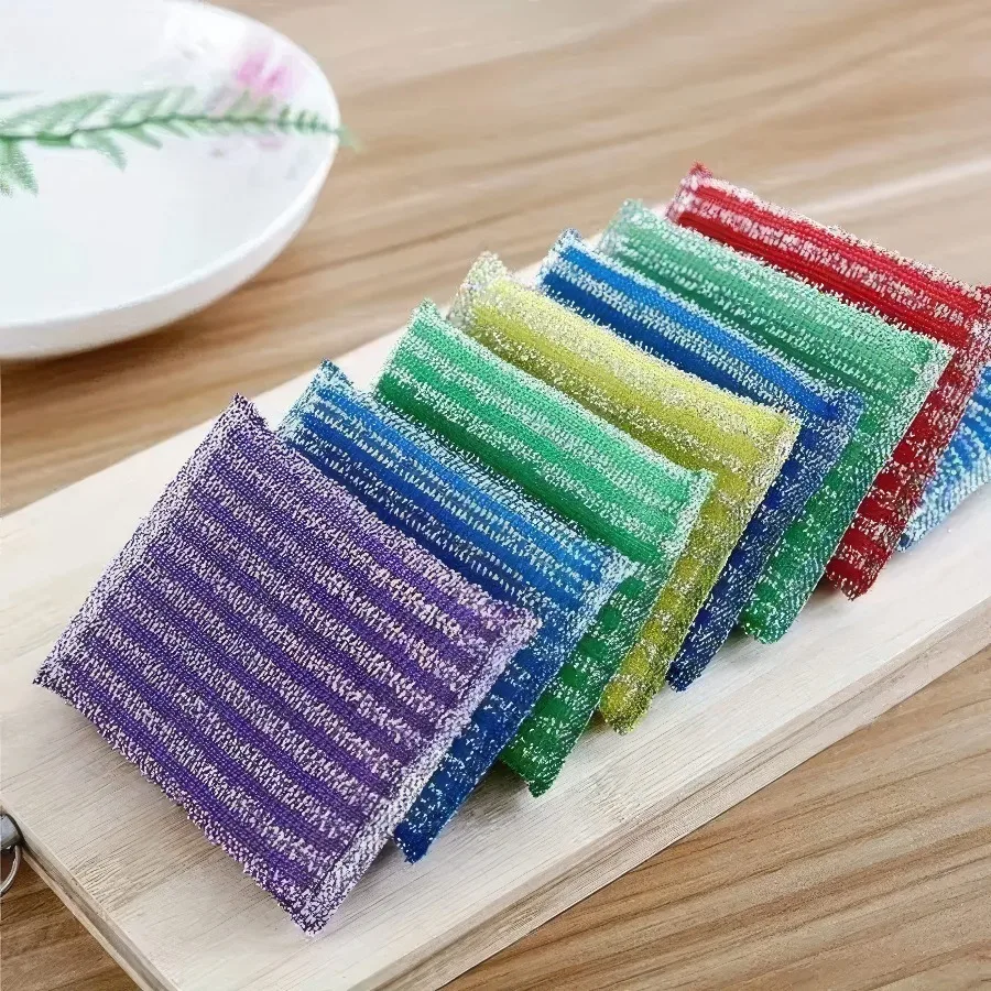 4 Reusable Double-sided Steel Wire Sponges, Suitable for Multi-purpose Dishwashing Sponges for Plates, Pots, and Pans
4 Reusable Double-sided Steel Wire Sponges, Suitable for Multi-purpose Dishwashing Sponges for Plates, Pots, and Pans