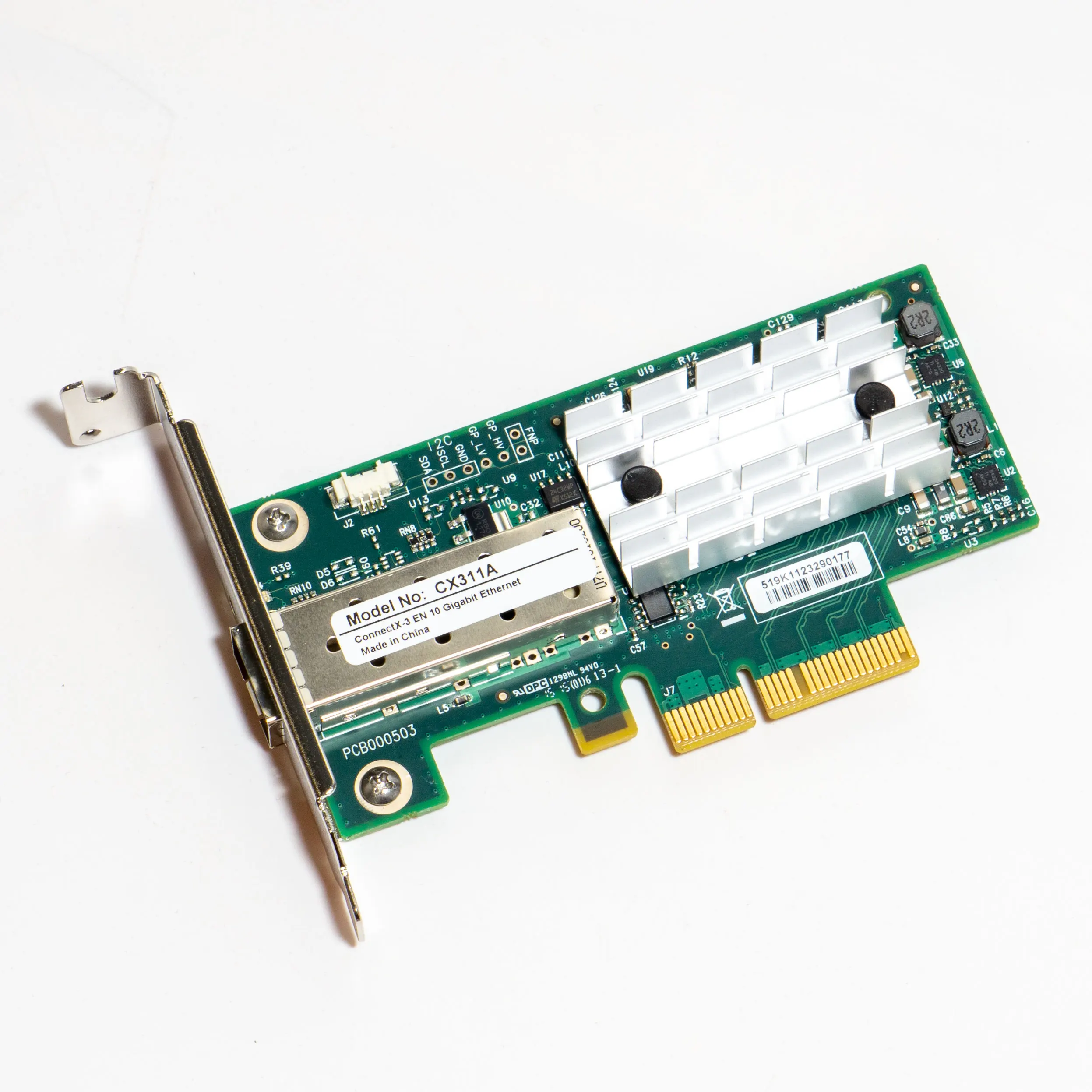 Mellanox MCX311A-XCAT CX311A ConnectX-3 EN 10G Ethernet 10GbE SFP + PCIe NIC
Mellanox MCX311A-XCAT CX311A ConnectX-3 EN 10G Ethernet 10GbE SFP + PCIe NIC