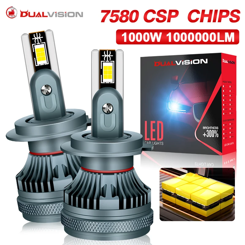 Dualvision H7 LED Canbus Автомобильная фара Super HB4 H11 H4 H1 9012 HB3 9005 9006 H8 H9 Фары Plug&Play Лампы 1000 Вт 6000 К Автомобильная лампа
Dualvision H7 LED Canbus Автомобильная фара Super HB4 H11 H4 H1 9012 HB3 9005 9006 H8 H9 Фары Plug&Play Лампы 1000 Вт 6000 К Автомобильная лампа