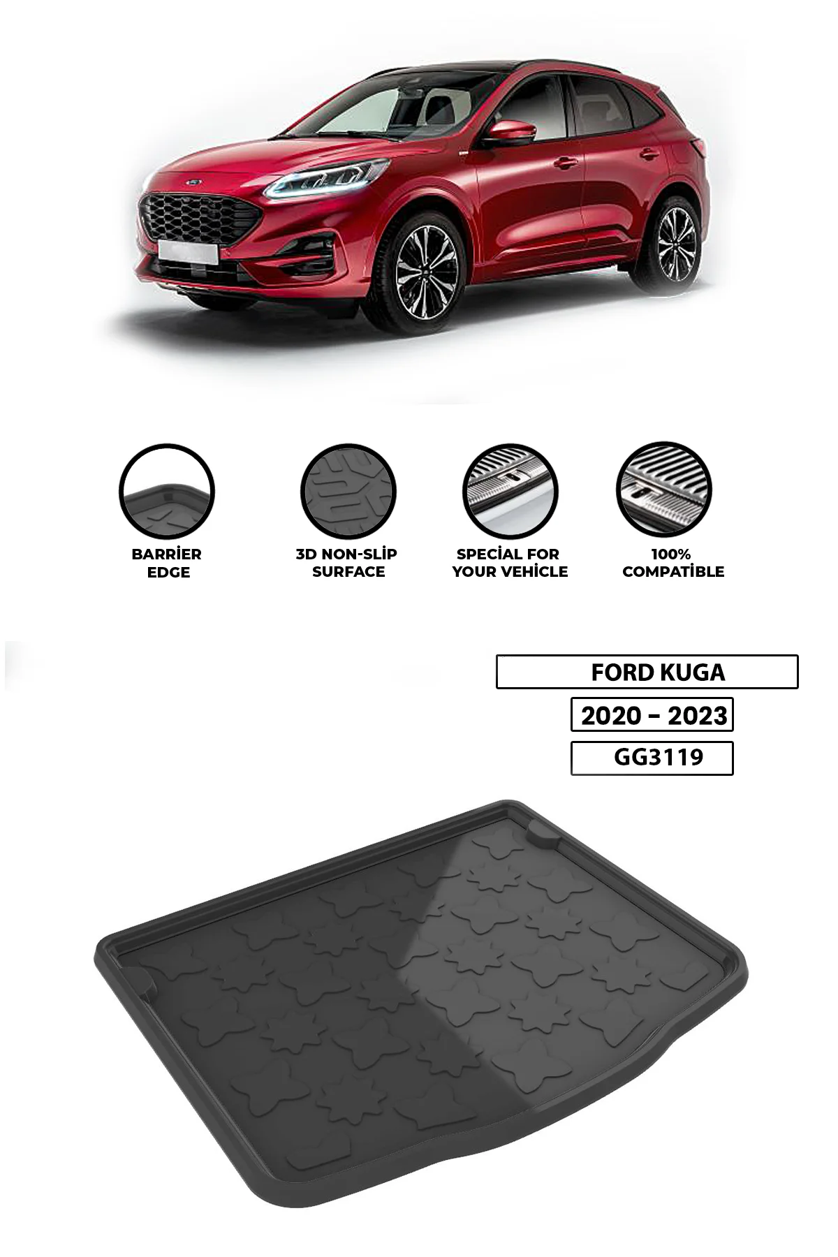 For FORD-KUGA-2020-2023 luggage compartment Diffuser Extension Rear Bumper Attachment Luggage compartment
For FORD-KUGA-2020-2023 luggage compartment Diffuser Extension Rear Bumper Attachment Luggage compartment