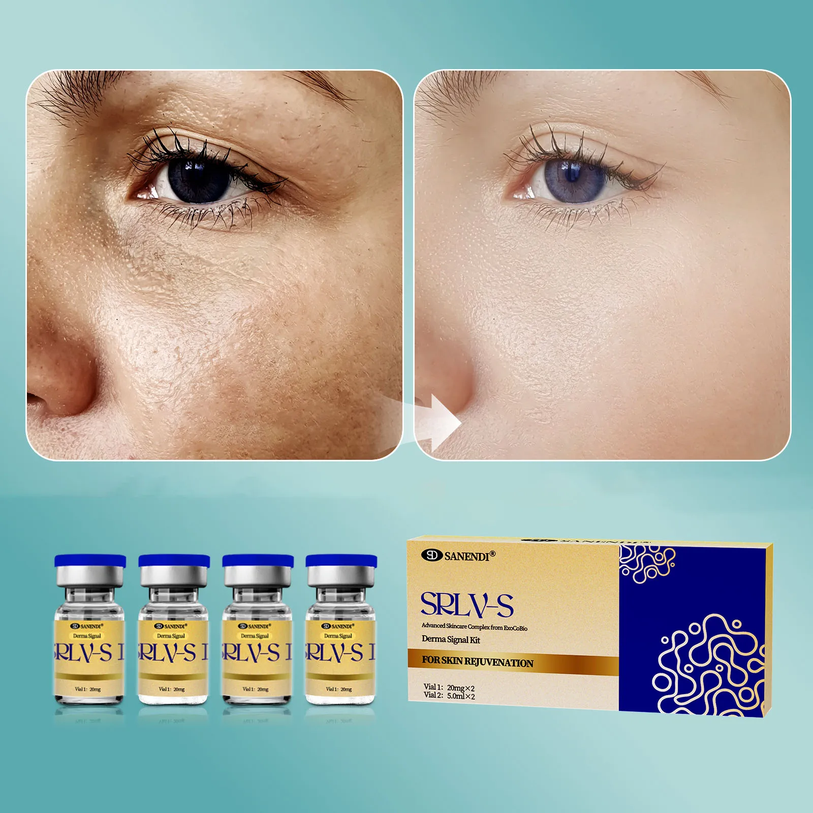 EXO лиофилизированная пудра для ухода за кожей комплекс SRLV-S Derma Signal Kit для белой кожи против морщин корейская эссенция для ухода за кожей
EXO лиофилизированная пудра для ухода за кожей комплекс SRLV-S Derma Signal Kit для белой кожи против морщин корейская эссенция для ухода за кожей