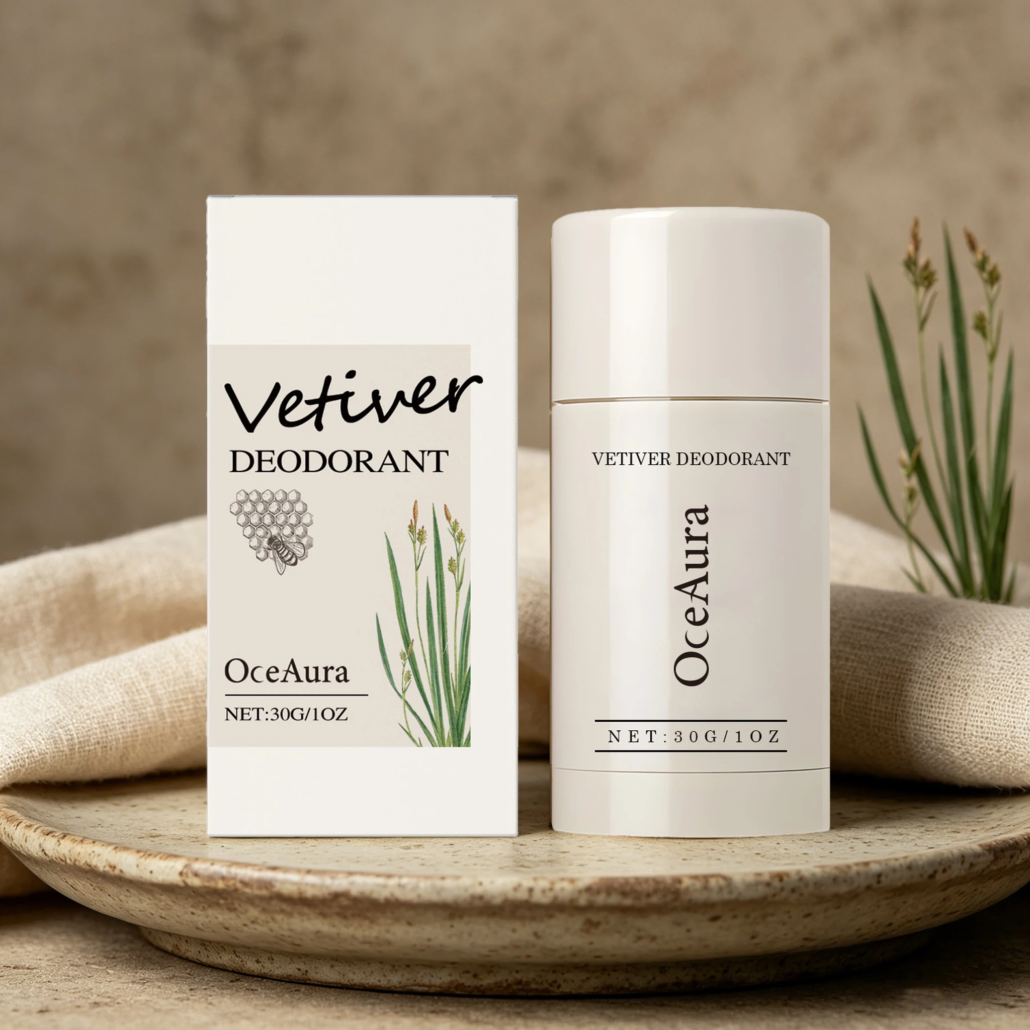 30G Vetiver Body Deodorant Stick Gentle Fresh Scent Non-irritating Eliminate Bad Odor Cleaning Pore Natural Body Deodorant Stick
30G Vetiver Body Deodorant Stick Gentle Fresh Scent Non-irritating Eliminate Bad Odor Cleaning Pore Natural Body Deodorant Stick