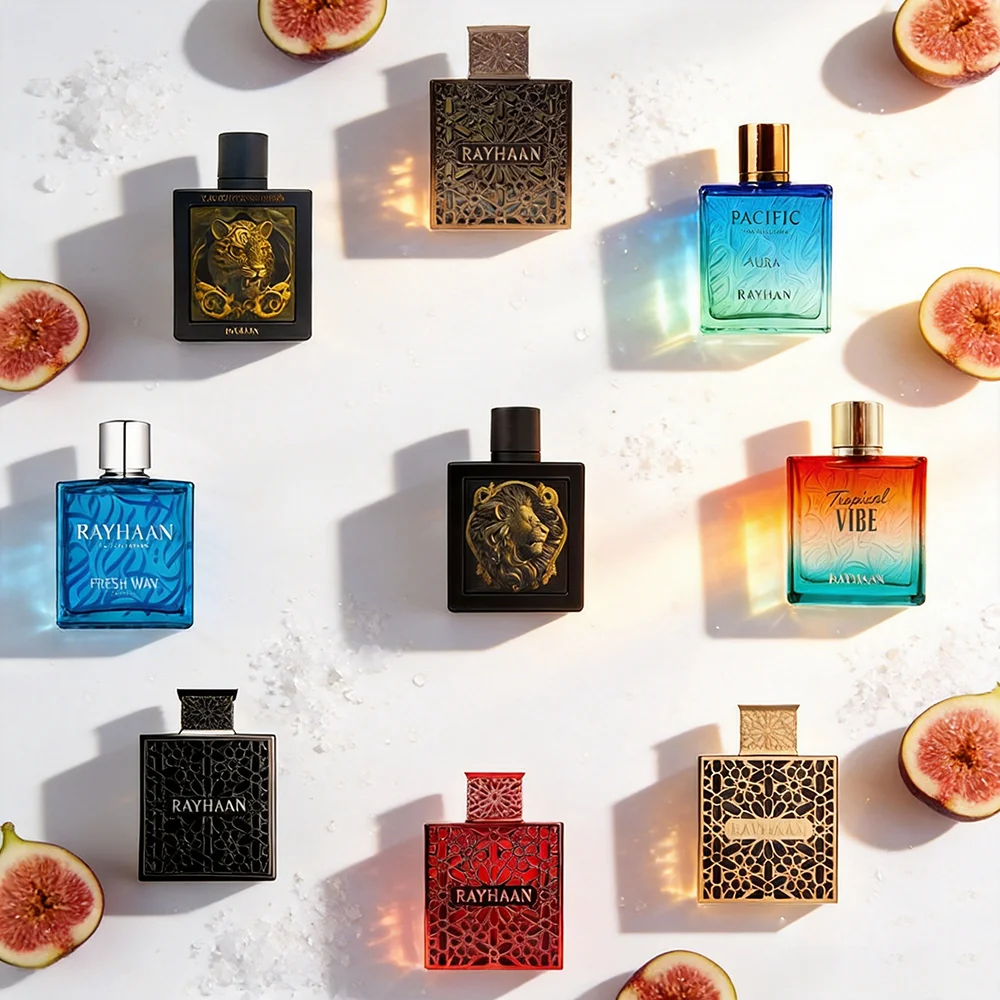 Rayhaan Tropical Vibe Perfume for Women Men 100ml Aquatic Fruity Scent Pineapple Mango Coconut Top White Floral Heart Amber Musk Base EDP for Summer Beach Casual Daily Wear
Rayhaan Tropical Vibe Perfume for Women Men 100ml Aquatic Fruity Scent Pineapple Mango Coconut Top White Floral Heart Amber Musk Base EDP for Summer Beach Casual Daily Wear