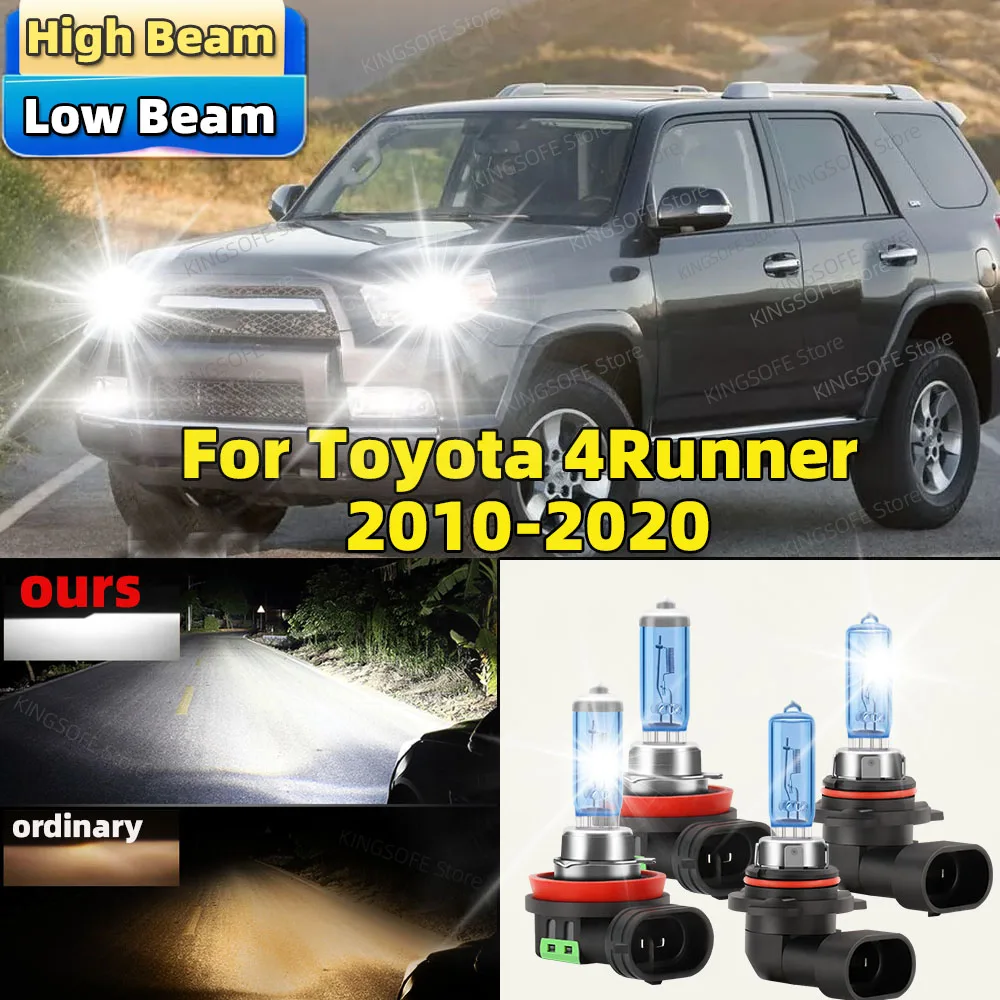 4Pcs Halogen Car Headlights Lamp Bulbs Auto Lighting Headlamps For Toyota 4Runner 2010-2020 2011 2012 2013 2014 2015
4Pcs Halogen Car Headlights Lamp Bulbs Auto Lighting Headlamps For Toyota 4Runner 2010-2020 2011 2012 2013 2014 2015