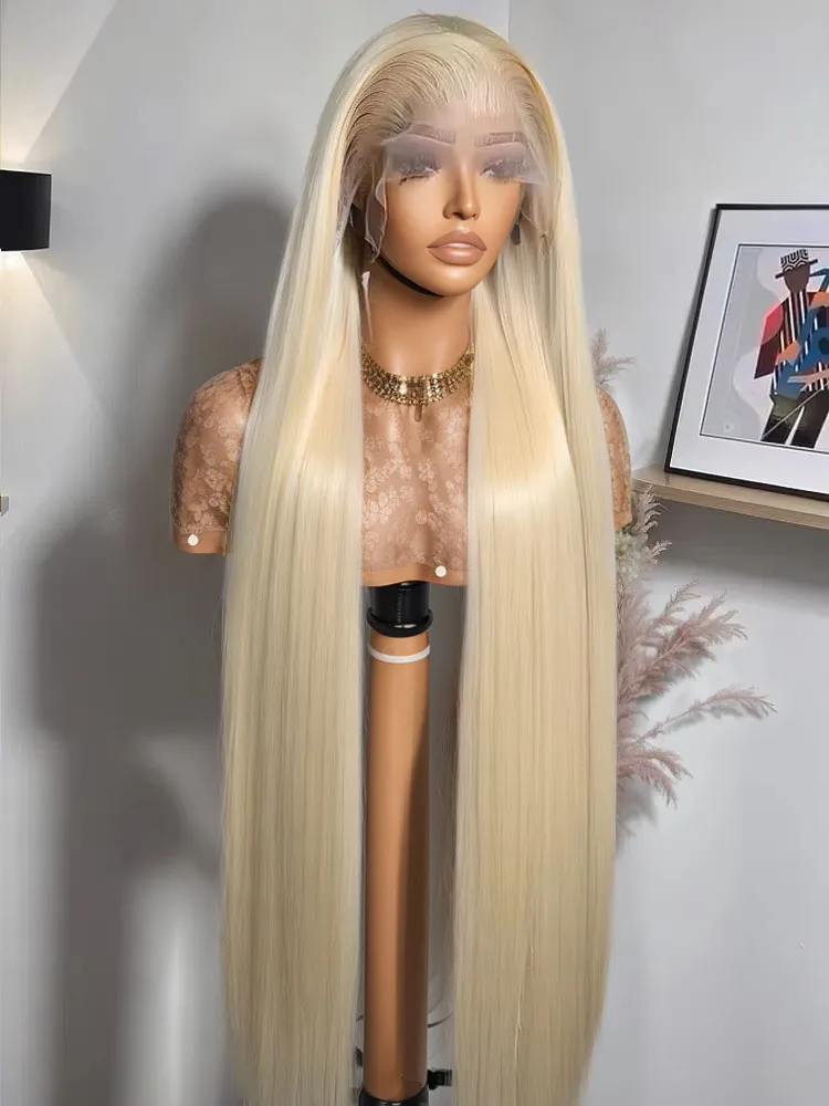 250 Density 613 Blonde Bone Straight 13x6 HD Lace Frontal Wigs 30 40 Inch Transparent 13x4 Lace Front Human Hair Wig For Women
250 Density 613 Blonde Bone Straight 13x6 HD Lace Frontal Wigs 30 40 Inch Transparent 13x4 Lace Front Human Hair Wig For Women