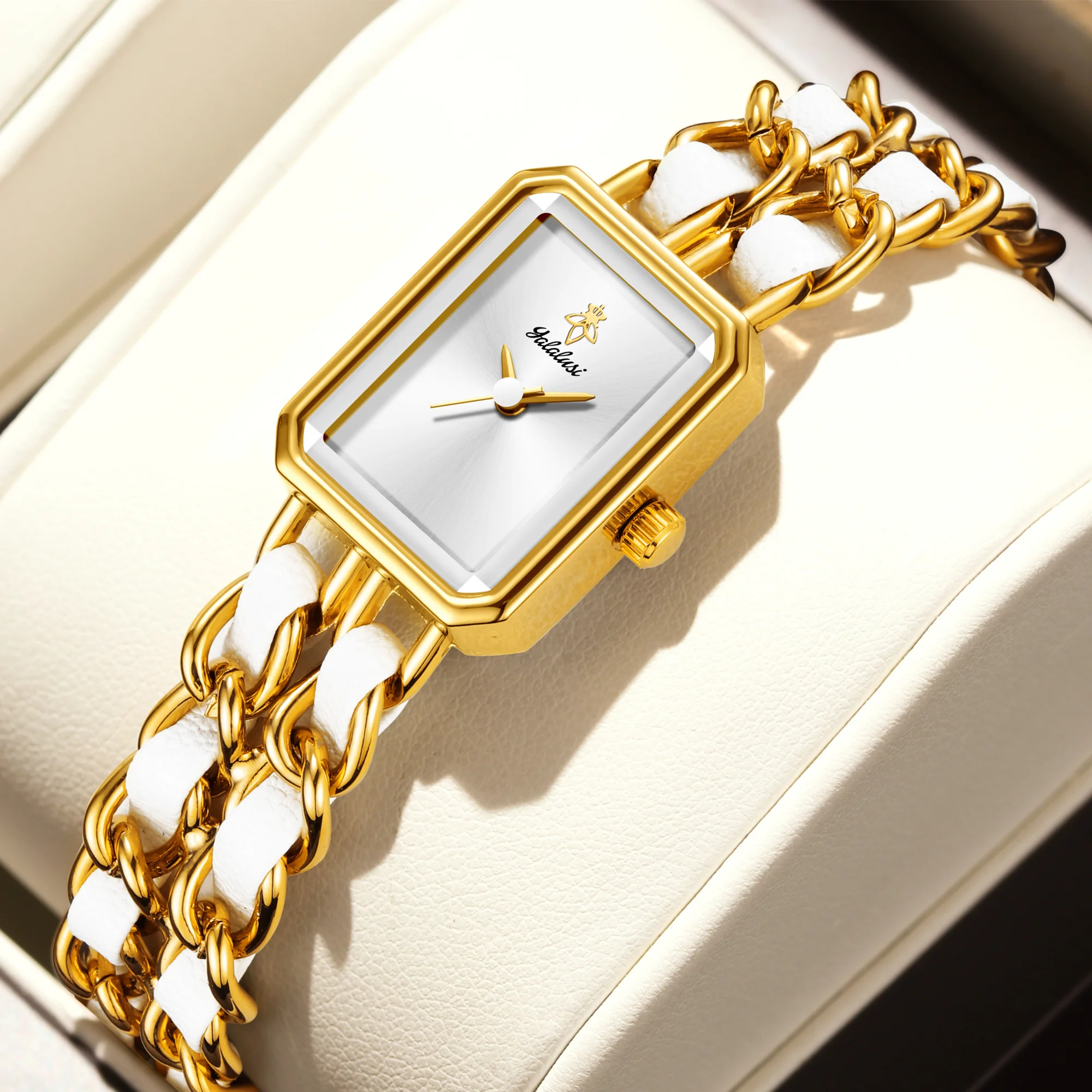 YaLaLuSi Elegant Women's Quartz Watches Luxury Gold Minimalist Women's Watches Fashion Wristbands Suitable for Commuting Gifts
YaLaLuSi Elegant Women's Quartz Watches Luxury Gold Minimalist Women's Watches Fashion Wristbands Suitable for Commuting Gifts