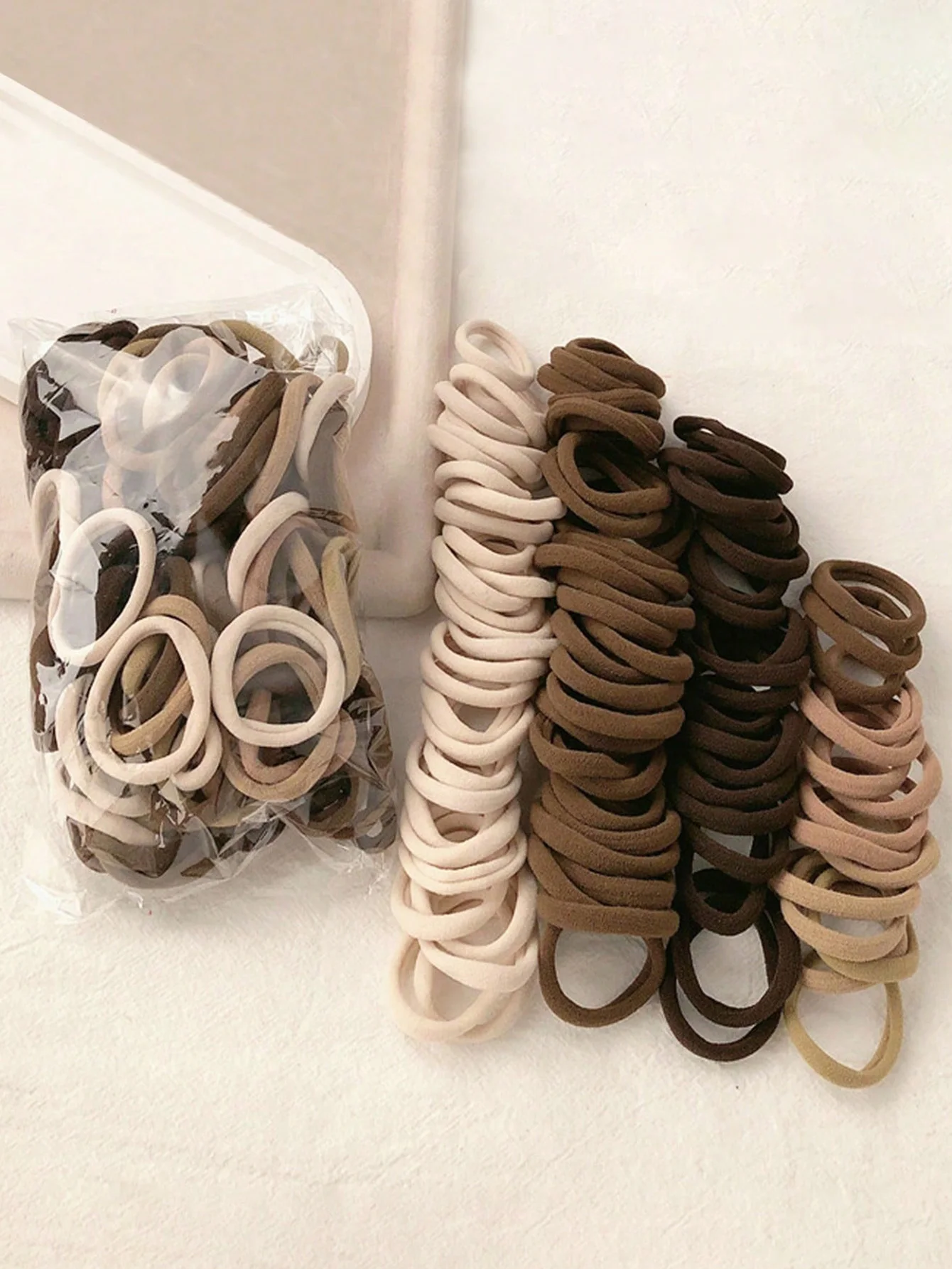 50pcs Khaki Nude Invisible Hair Ties Elastic Towel Rings Headbands Daily Style Makeup Travel Essentials School Opening Gifts, Red Gift Box New's Gifts, Hair Accessories For Women, Hair Tools, Beauty Accessories, Curly Hair Accessories, For Women, Fall, Tr
50pcs Khaki Nude Invisible Hair Ties Elastic Towel Rings Headbands Daily Style Makeup Travel Essentials School Opening Gifts, Red Gift Box New's Gifts, Hair Accessories For Women, Hair Tools, Beauty Accessories, Curly Hair Accessories, For Women, Fall, Tr