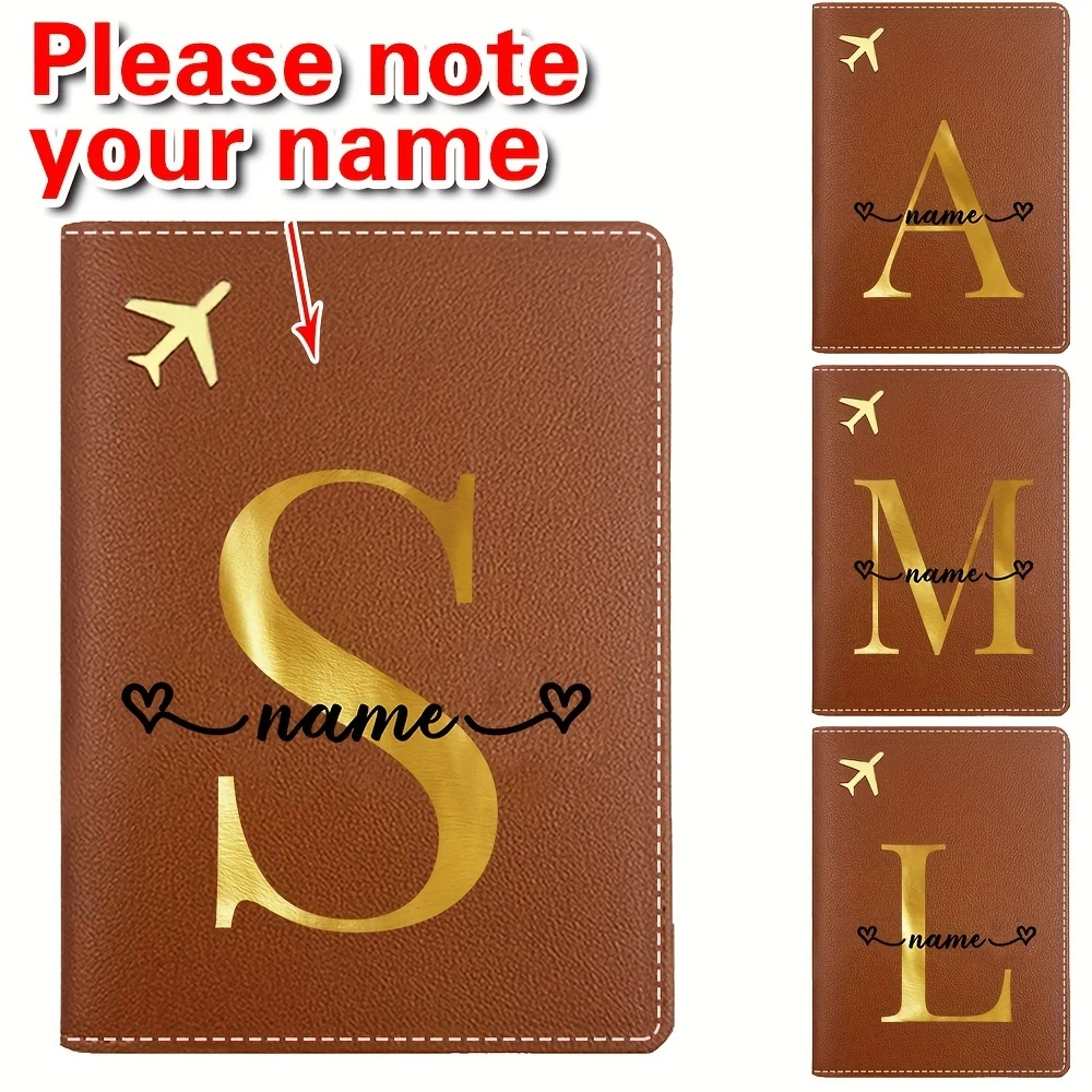 Custom Name PU Leather Passport Cover, RFID Blocking. Slim wallet for passport, cards & tickets, practical travel accessory.
Custom Name PU Leather Passport Cover, RFID Blocking. Slim wallet for passport, cards & tickets, practical travel accessory.
