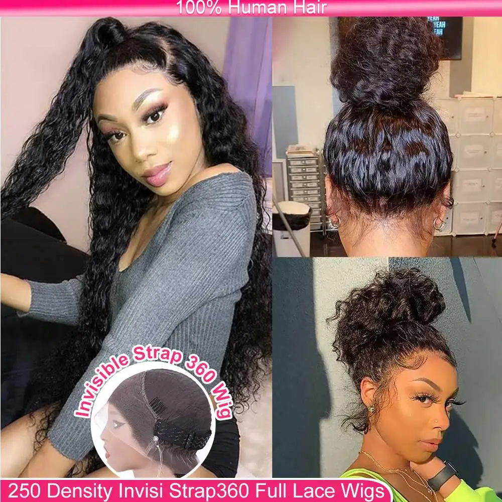 Invisible Strap Water Wave Curly 360 Full Hd Lace Front Human Hair Wig Glueless Wig 250 Density 30 Inch Deep Wave Frontal Wig
Invisible Strap Water Wave Curly 360 Full Hd Lace Front Human Hair Wig Glueless Wig 250 Density 30 Inch Deep Wave Frontal Wig