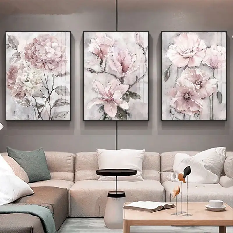 Canvas Painting Watercolor Pink Floral Wall Posters Prints Creativity Wall Art Decorative Picture Living Room Home Decor
Canvas Painting Watercolor Pink Floral Wall Posters Prints Creativity Wall Art Decorative Picture Living Room Home Decor