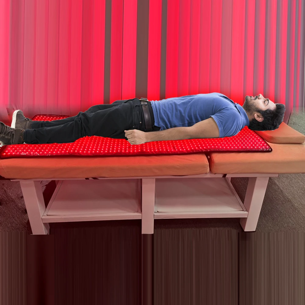 Home use LEDs 1280pcs TLB1000 Near Infrared Red Light 158X60cm 660nm 850nm 200W pain relief blanket
Home use LEDs 1280pcs TLB1000 Near Infrared Red Light 158X60cm 660nm 850nm 200W pain relief blanket