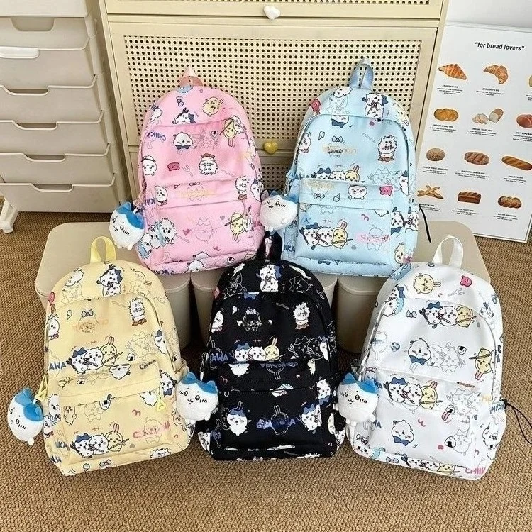 JIYI Hachiware Usagi Nylon Backpack Waterproof Zipper School Bag 12 Inch Large Capacity Kawaii Japanese Character Gift New
JIYI Hachiware Usagi Nylon Backpack Waterproof Zipper School Bag 12 Inch Large Capacity Kawaii Japanese Character Gift New