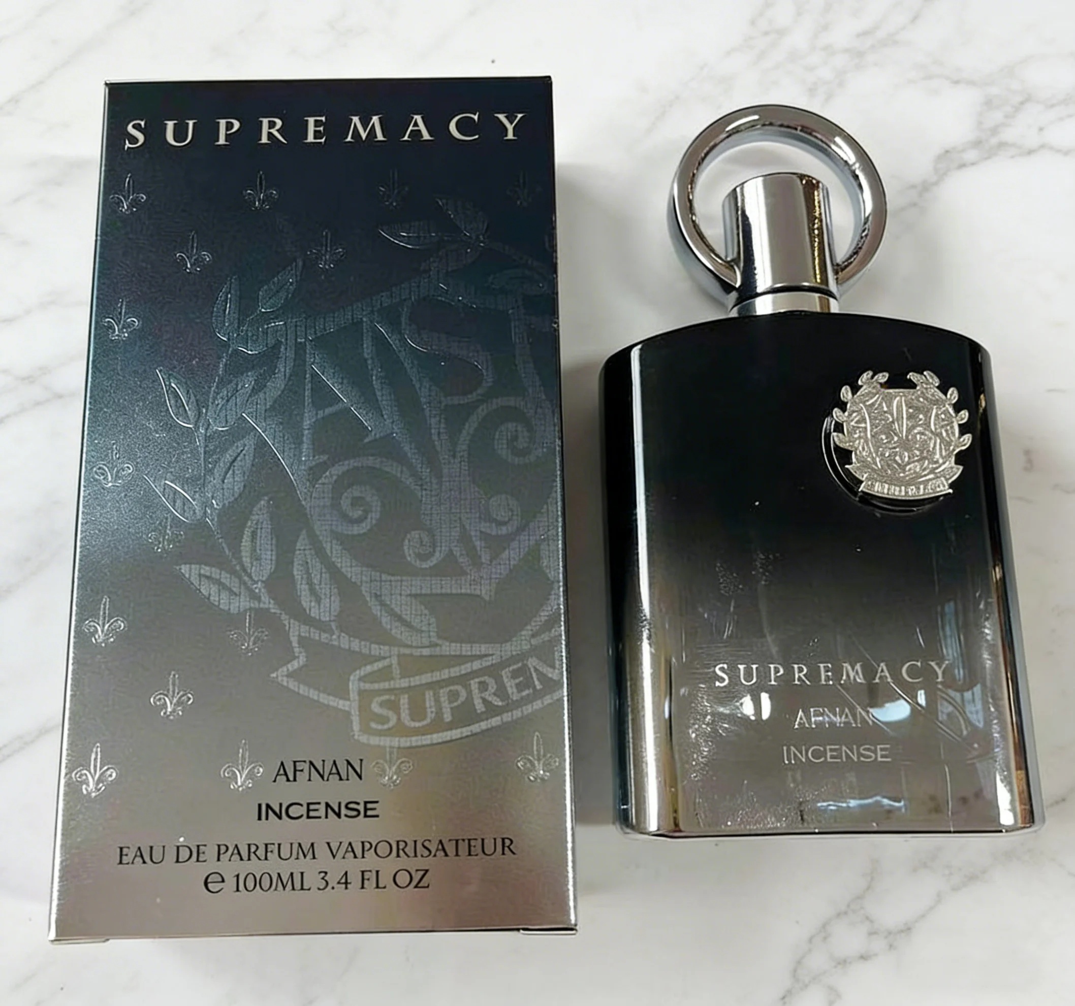 Afnan Supremacy Incense Eau de Parfum 3.4 Oz, Woody Aromatic Fragrance For Men
Afnan Supremacy Incense Eau de Parfum 3.4 Oz, Woody Aromatic Fragrance For Men