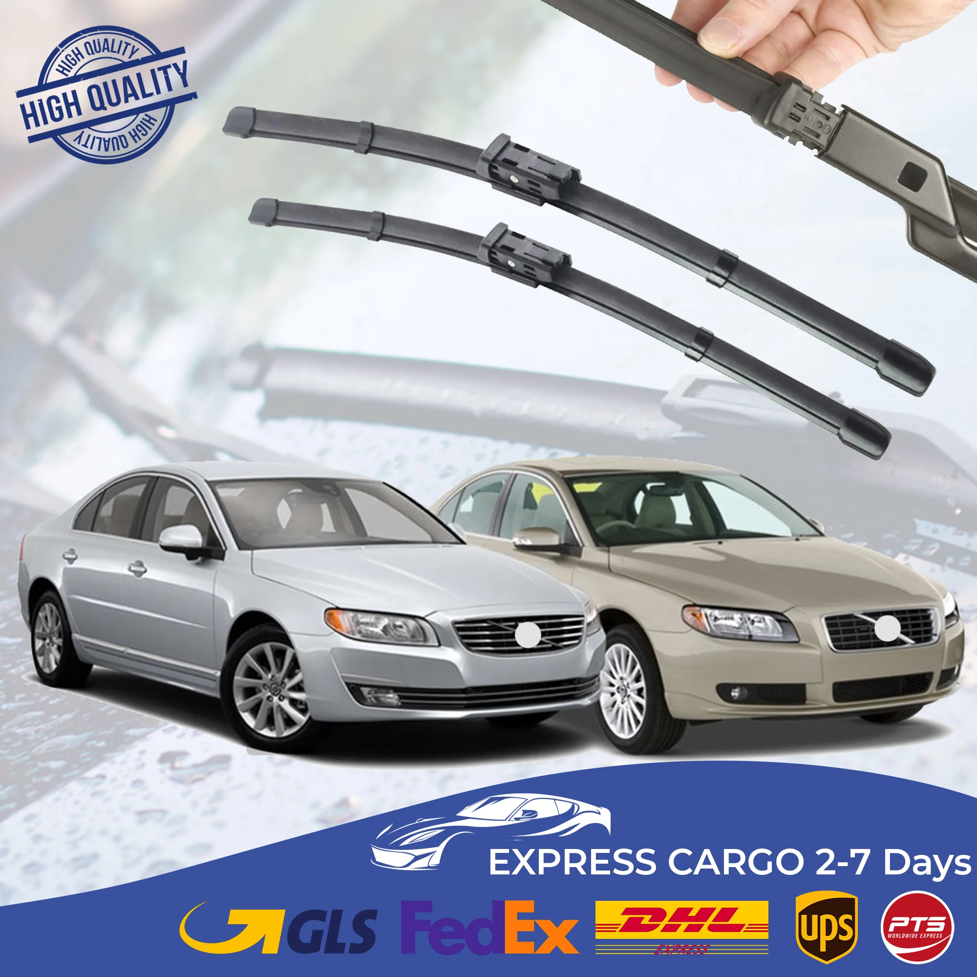 Car Wiper Blade For Volvo S80 (2006-2017) Auto Windscreen Windshield Wipers Blades Window Wash Front
Car Wiper Blade For Volvo S80 (2006-2017) Auto Windscreen Windshield Wipers Blades Window Wash Front