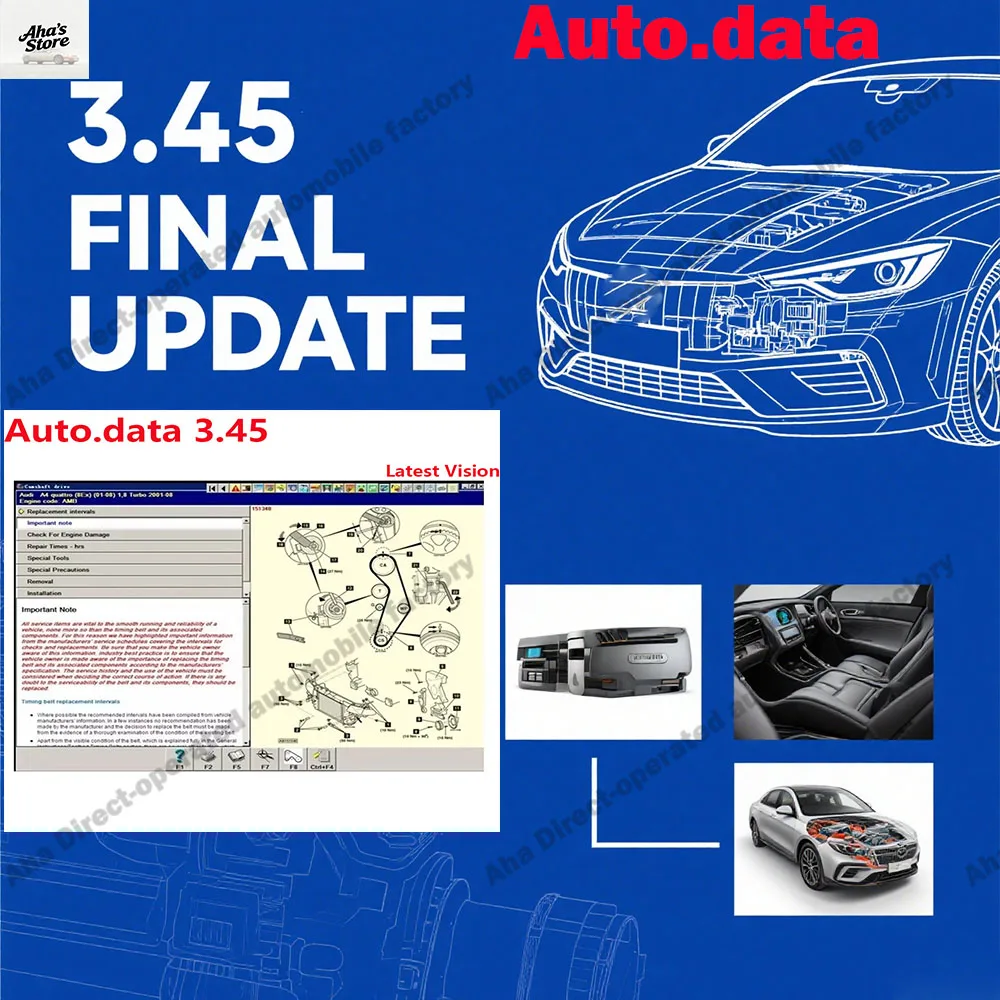 Newest AutoData 3.45 Car accessories wiring diagrams data install video autodata obd2 scanner software easy install car software
Newest AutoData 3.45 Car accessories wiring diagrams data install video autodata obd2 scanner software easy install car software