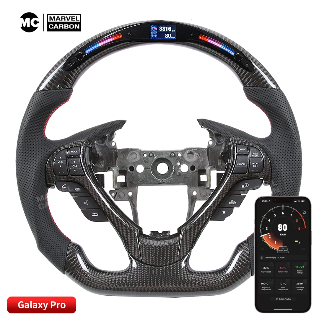 LED Performance Steering Wheel Display Compatible for Acura + 100% Real Carbon Fiber
LED Performance Steering Wheel Display Compatible for Acura + 100% Real Carbon Fiber