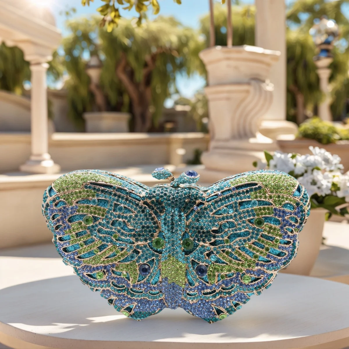 Elegant Lady Butterfly Rhinestone Evening Handbag Sparkling Crystal Purse Cocktail Party Clutch for Wedding Prom
Elegant Lady Butterfly Rhinestone Evening Handbag Sparkling Crystal Purse Cocktail Party Clutch for Wedding Prom
