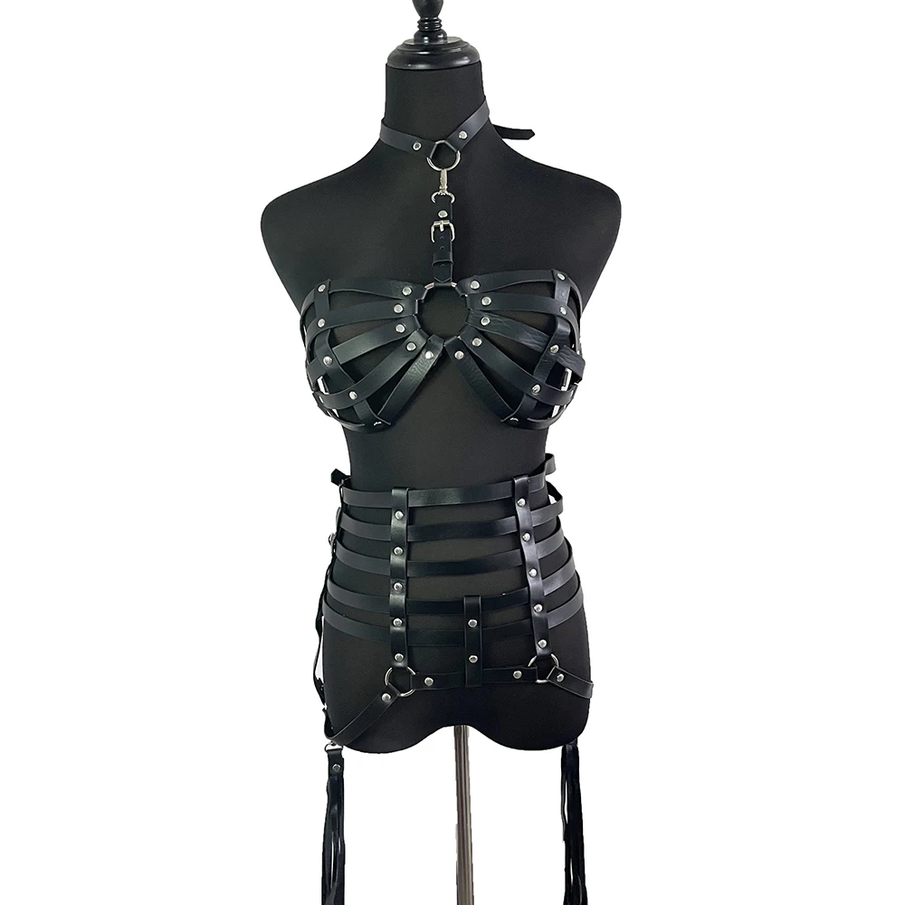 New Sexy Full Body Harness Belt Bondage Lingerie Women Punk Adjustable Leather Cage Bra Chest Straps Suspenders Slim Skirt Belt
New Sexy Full Body Harness Belt Bondage Lingerie Women Punk Adjustable Leather Cage Bra Chest Straps Suspenders Slim Skirt Belt