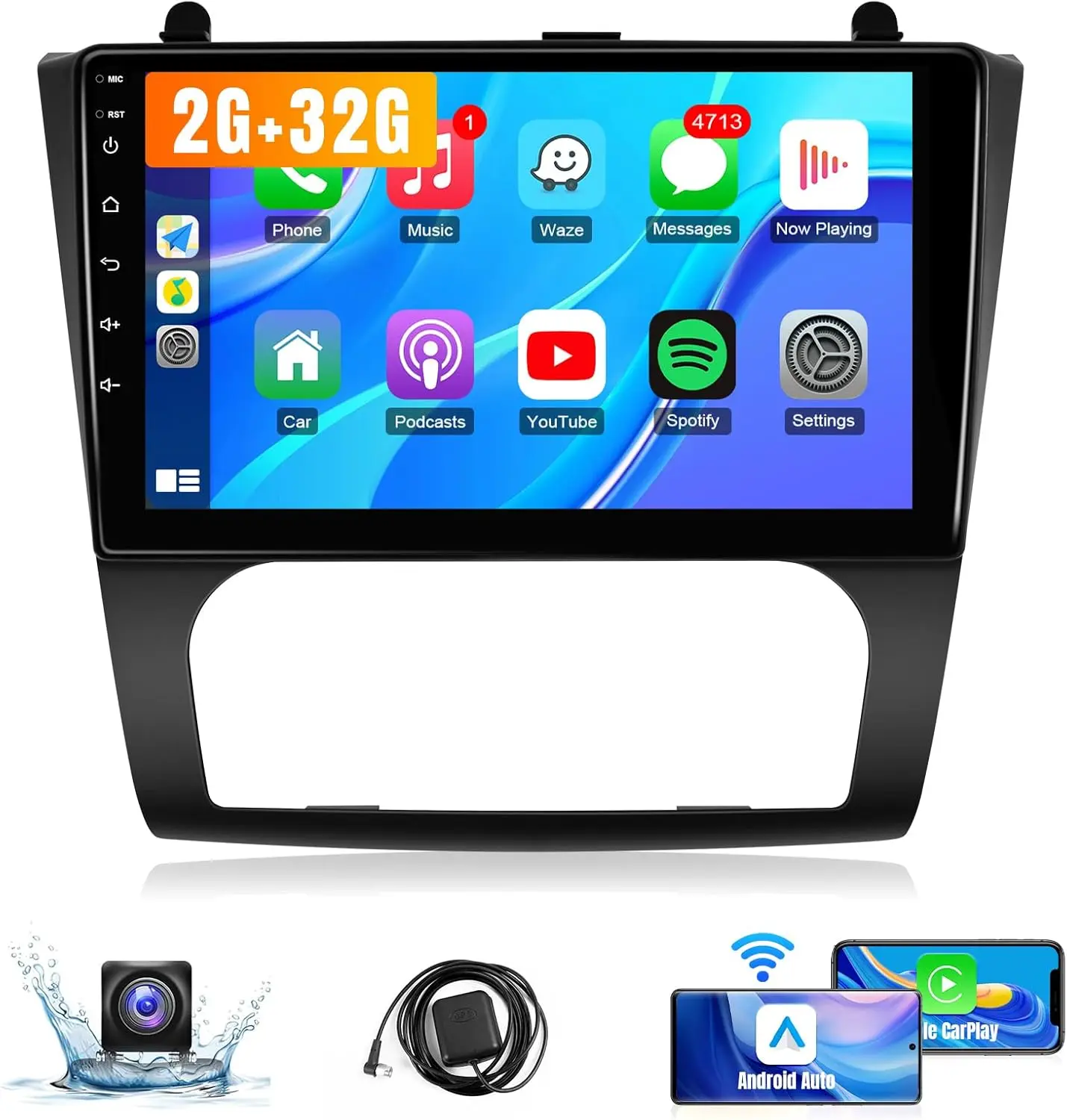 9'' Touch Screen, with GPS Navigation FM Bluetooth Backup Camera (for 2008-2012 Altima Radio(Auto A/C))
9'' Touch Screen, with GPS Navigation FM Bluetooth Backup Camera (for 2008-2012 Altima Radio(Auto A/C))