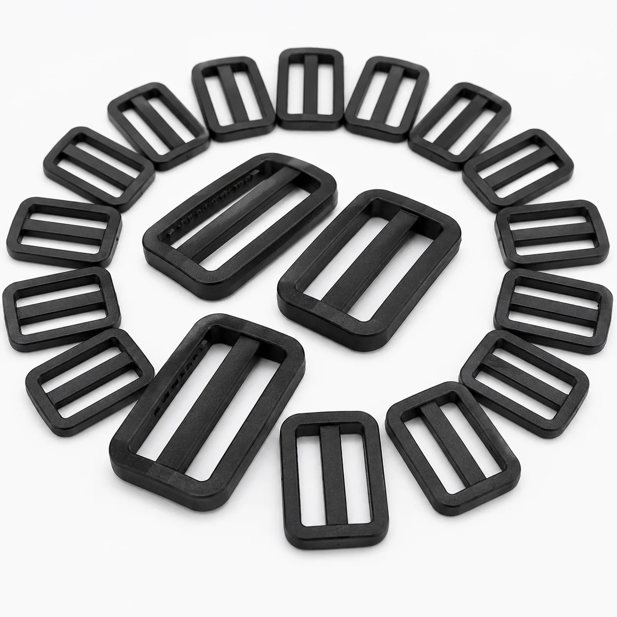 20/30/40/50Pcs Black Plastic Tri Glide Slider Buckles 20-50mm Strap Adjuster Buckle for Backpack Webbing Belt Loop Hook Sewing
20/30/40/50Pcs Black Plastic Tri Glide Slider Buckles 20-50mm Strap Adjuster Buckle for Backpack Webbing Belt Loop Hook Sewing
