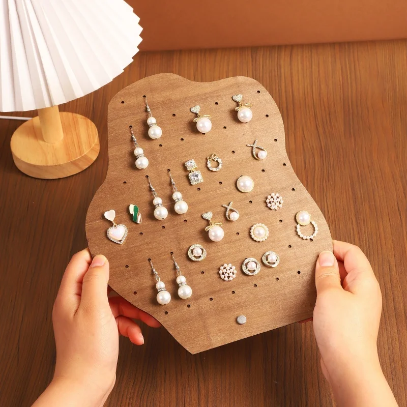 Irregular Earring Holder Wood Earring Stands Earring Hanger Board Stud Earring Stand Organizer Jewelry Rack Display
Irregular Earring Holder Wood Earring Stands Earring Hanger Board Stud Earring Stand Organizer Jewelry Rack Display