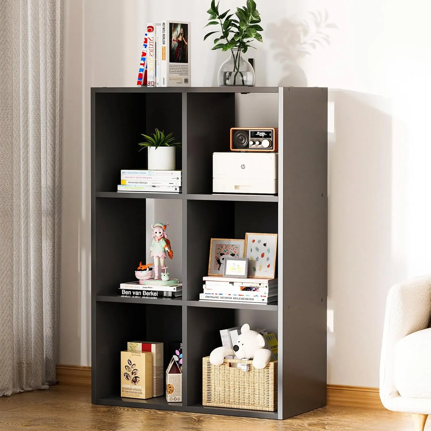 COMHOMA Wood Cube Storage Organizer with Open Back&Removable Back Panels, 11In Cube Storage Bookshelf, Cubicle Shelf Bookcase
COMHOMA Wood Cube Storage Organizer with Open Back&Removable Back Panels, 11In Cube Storage Bookshelf, Cubicle Shelf Bookcase